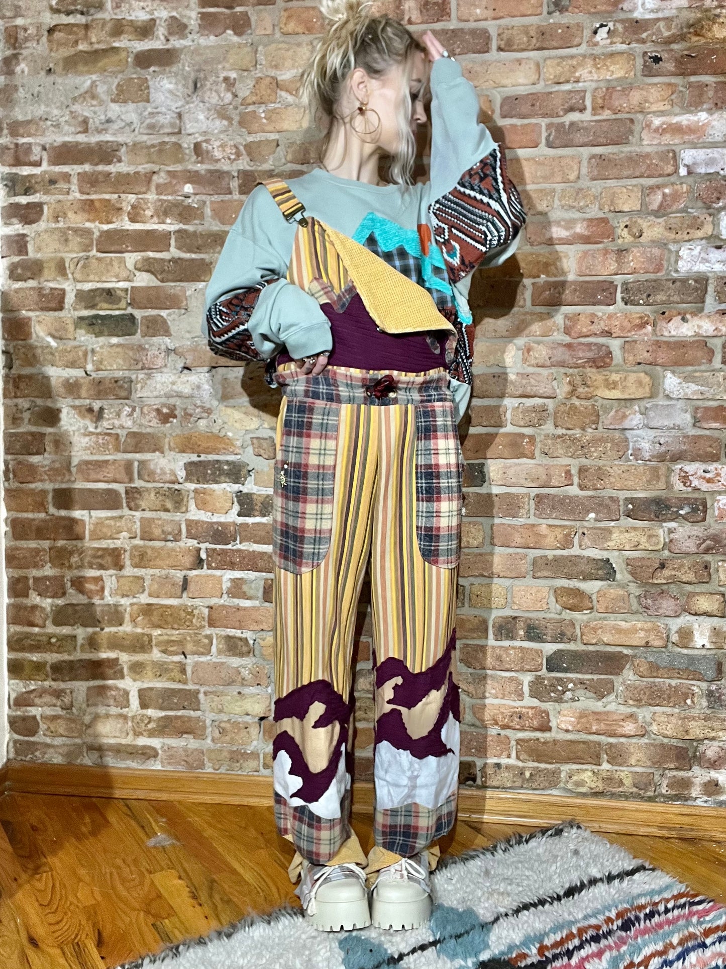 Reclaimed Rocky Mountain High Detachable Overall
