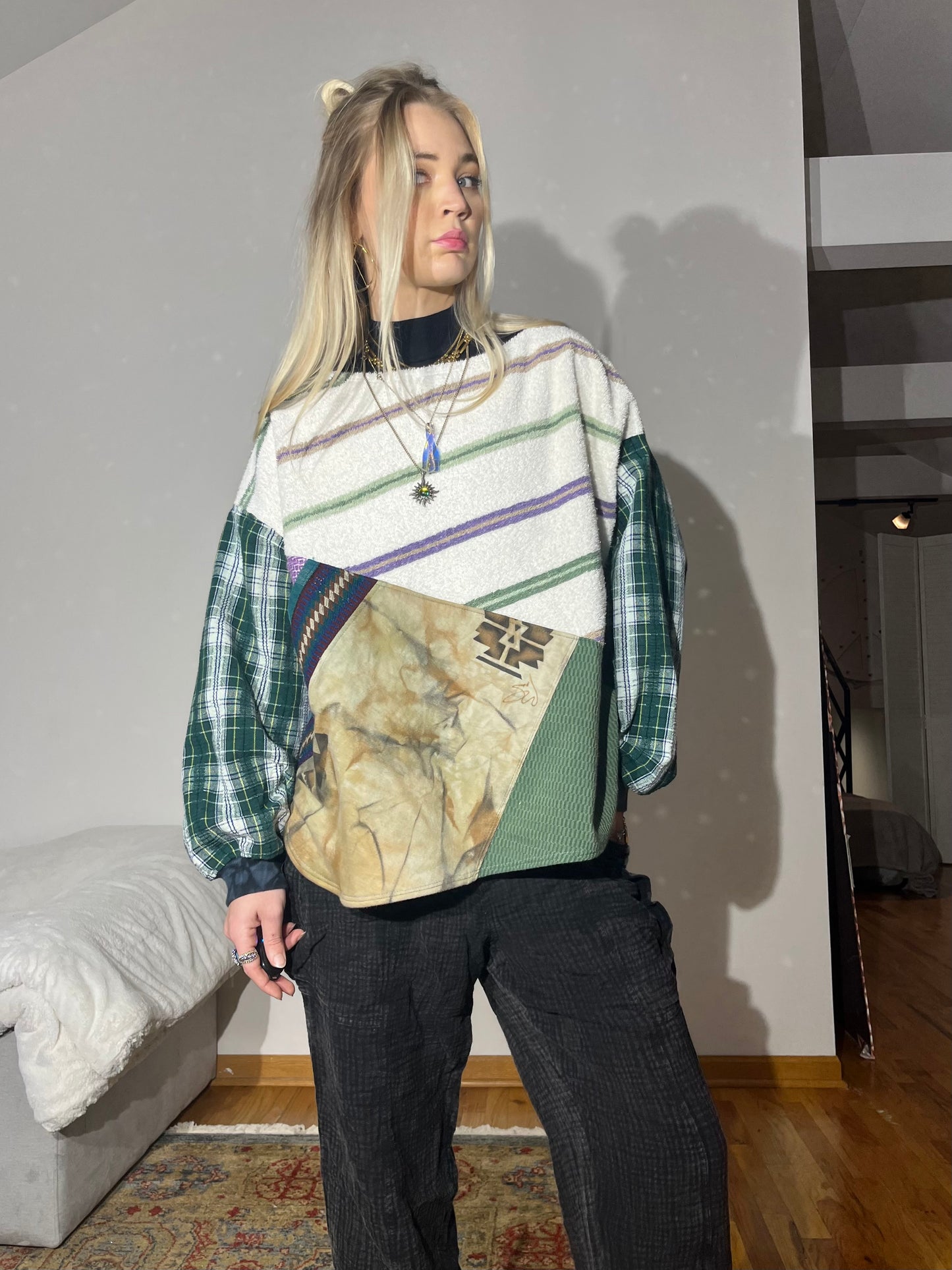Reclaimed Cabin Near the Caverns Crewneck