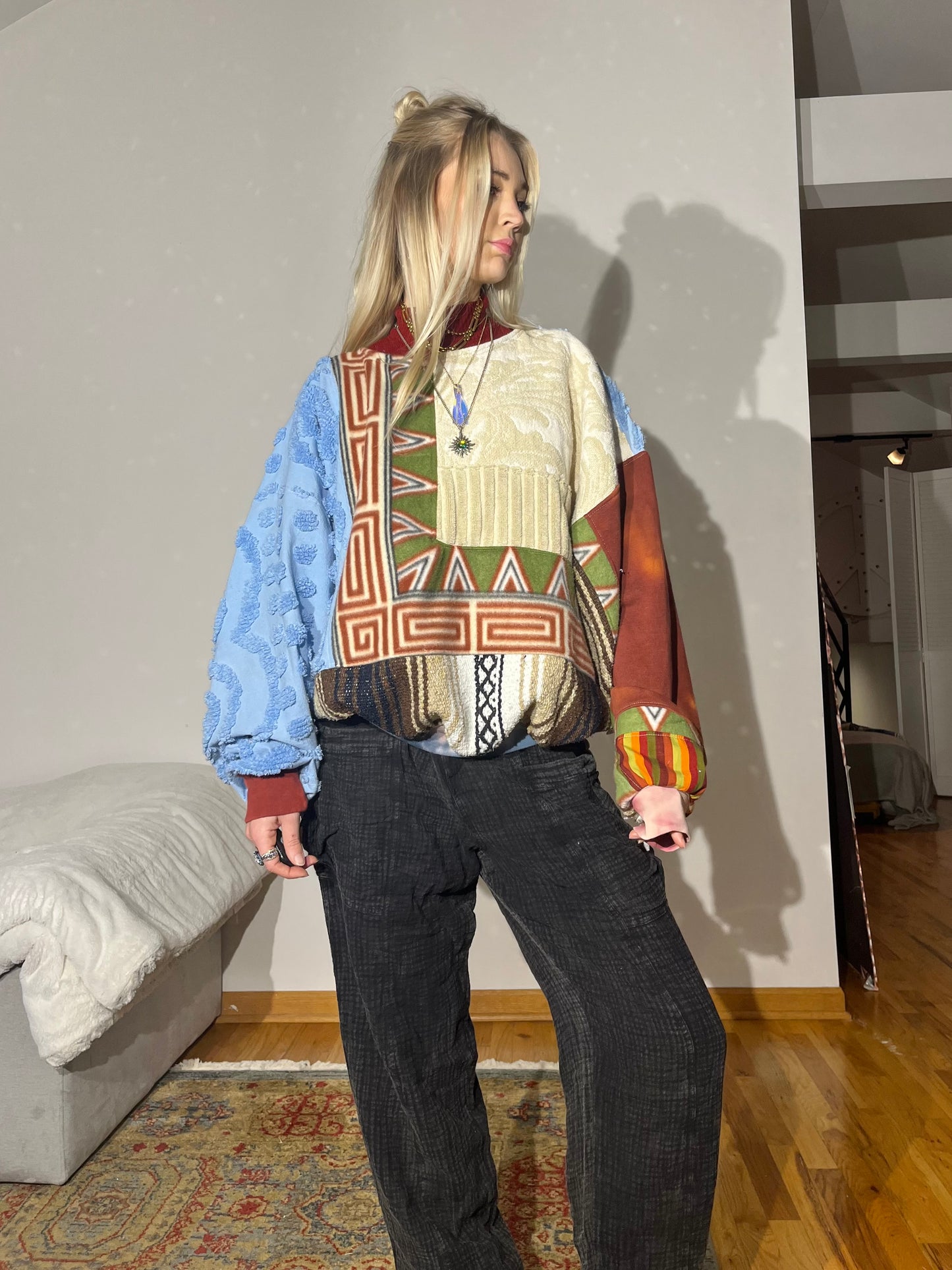 Reclaimed Tuscan Tile Crewneck