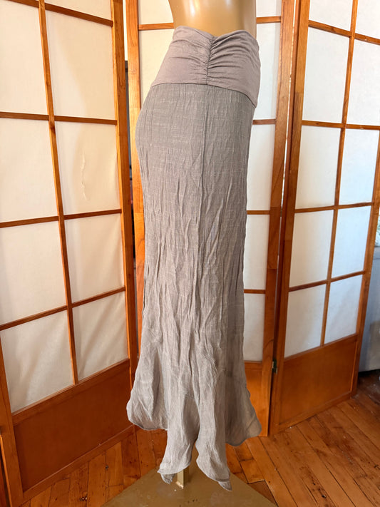 Beige Maxi Skirt