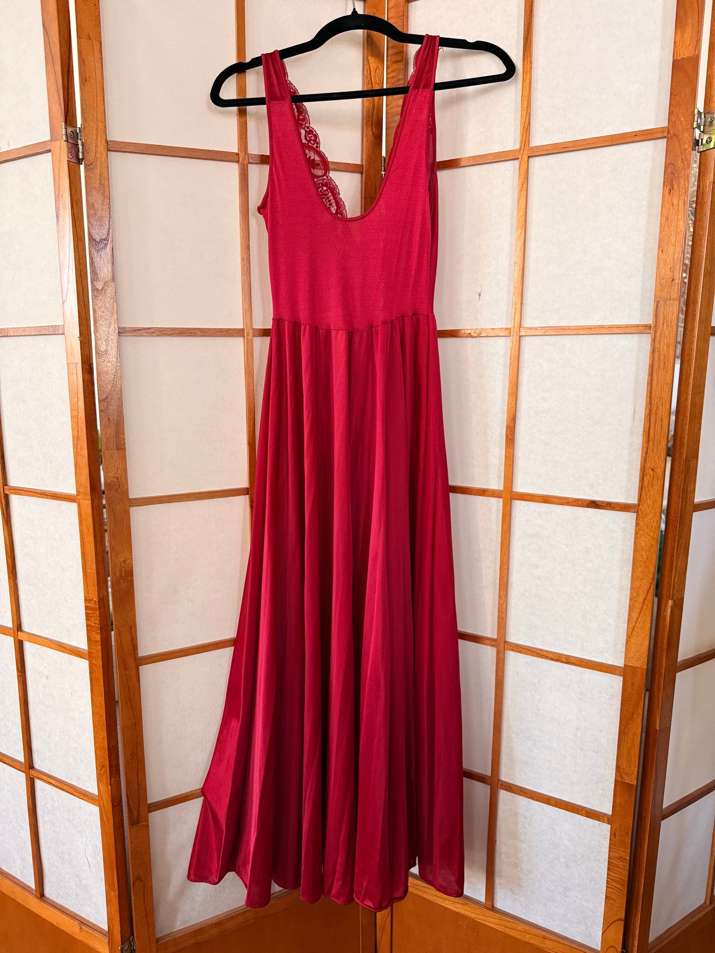 Red Slip Dress