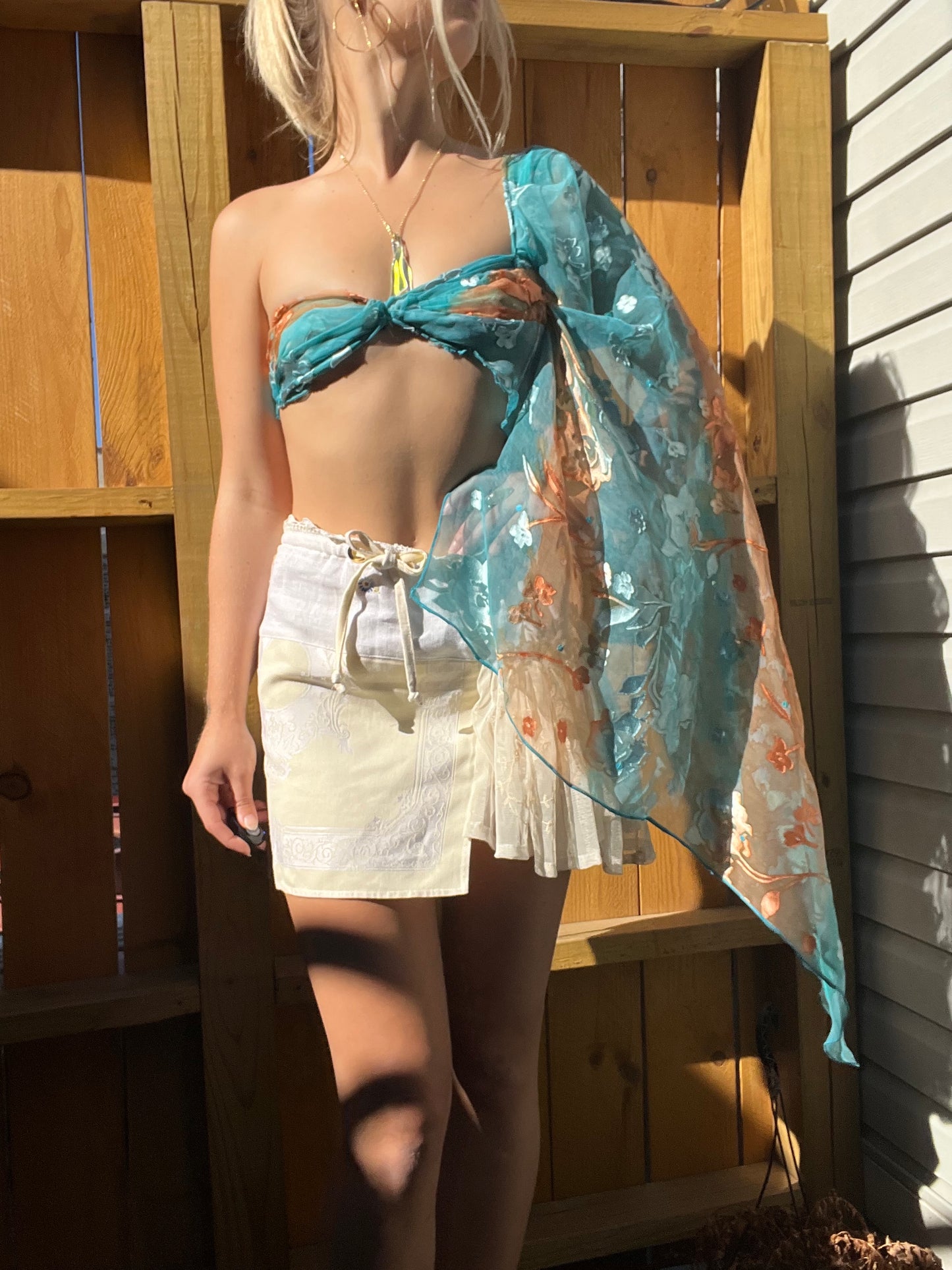 Reclaimed Scarf Top