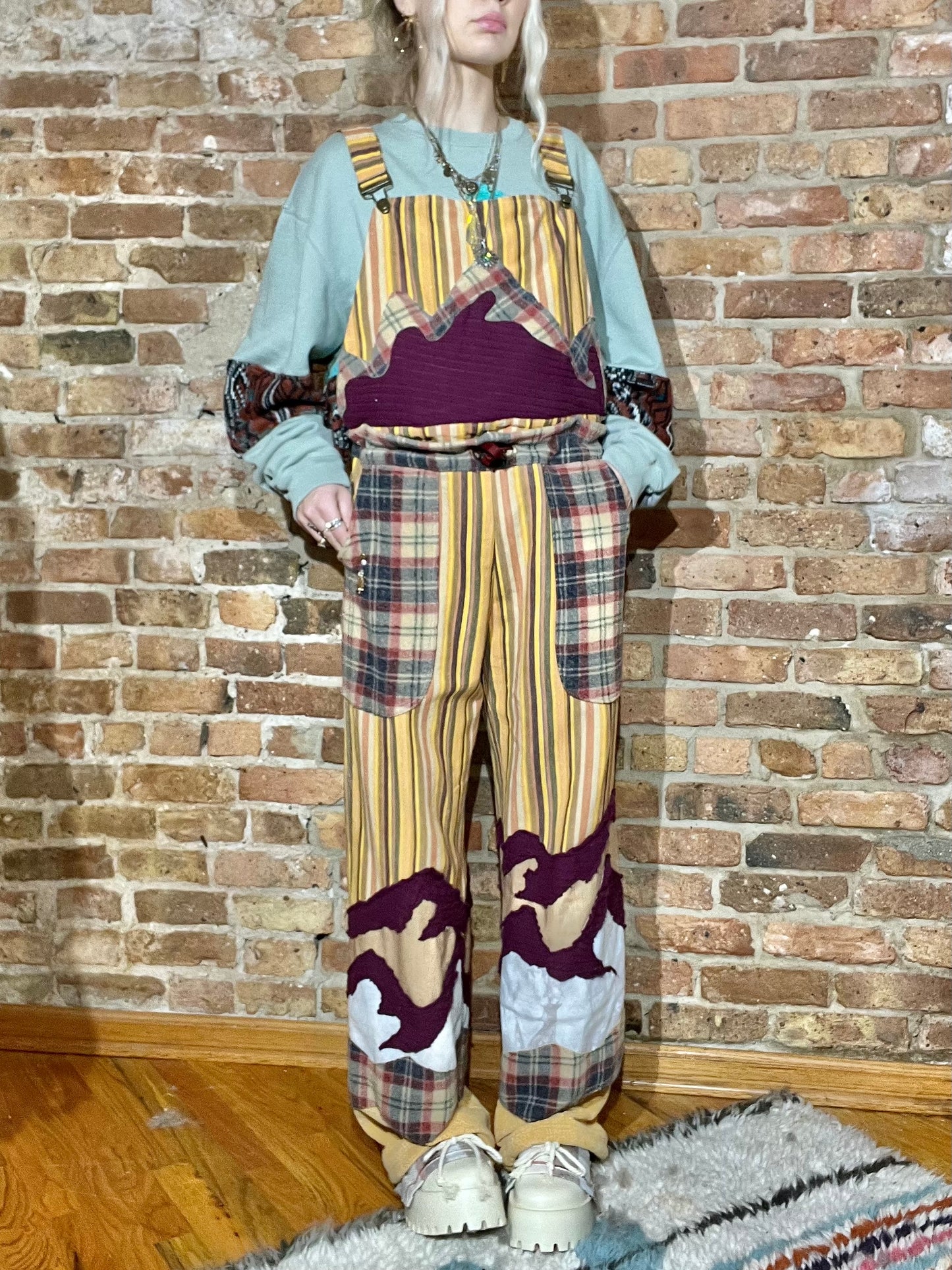 Reclaimed Rocky Mountain High Detachable Overall