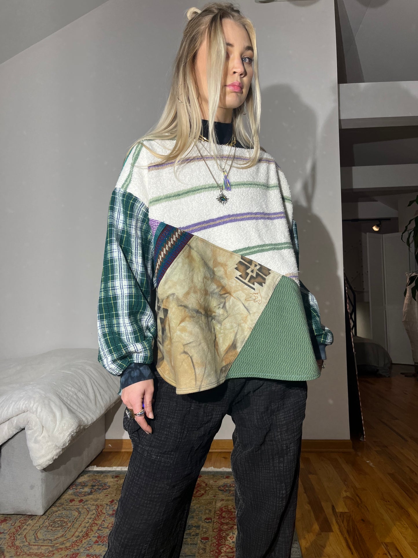 Reclaimed Cabin Near the Caverns Crewneck