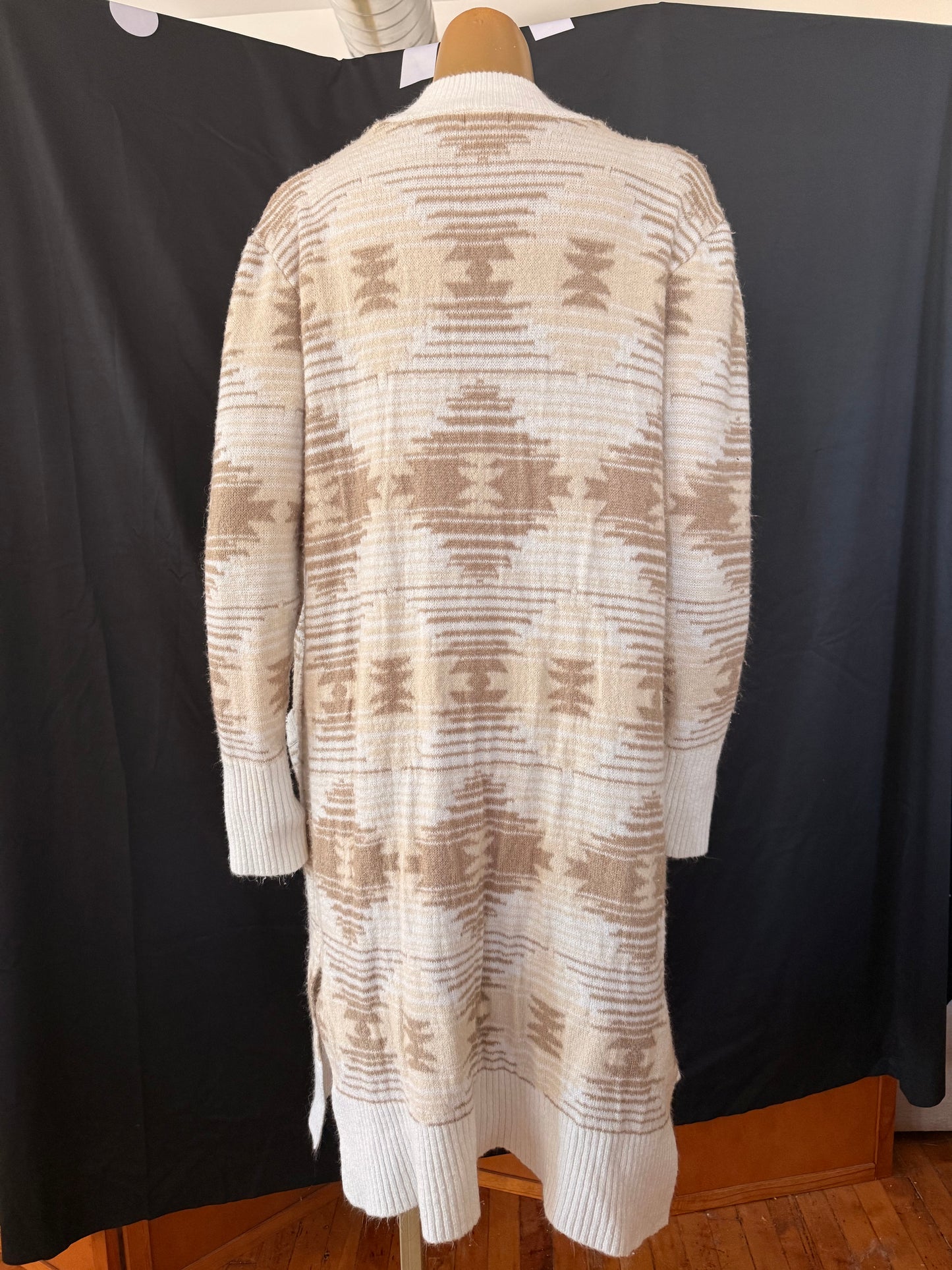 Long Aztec Cardigan