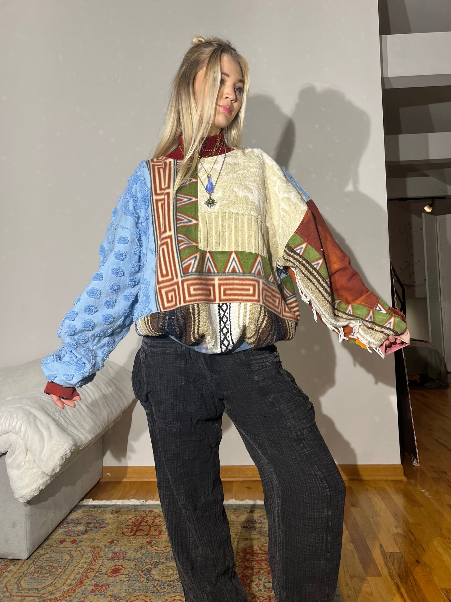 Reclaimed Tuscan Tile Crewneck