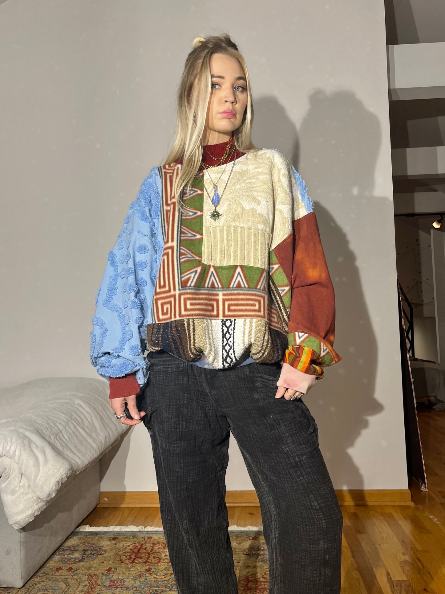 Reclaimed Tuscan Tile Crewneck