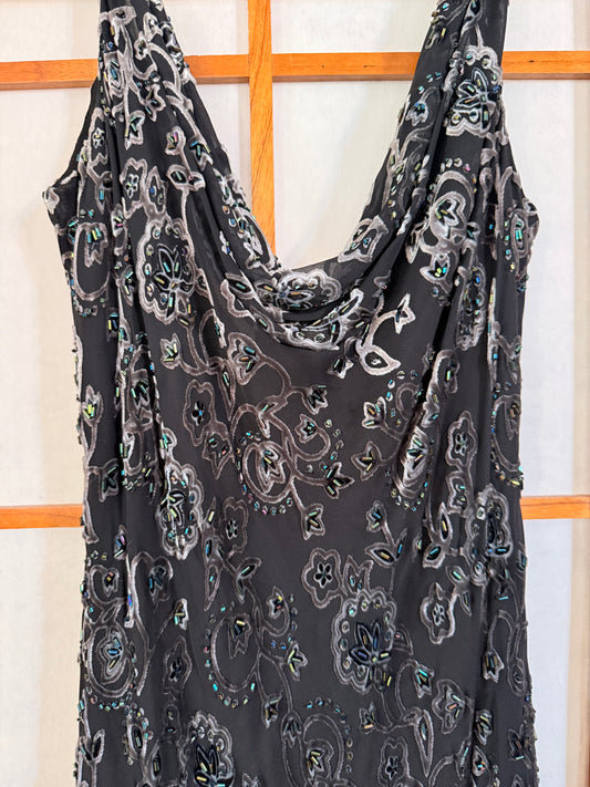 Black Beaded Dress