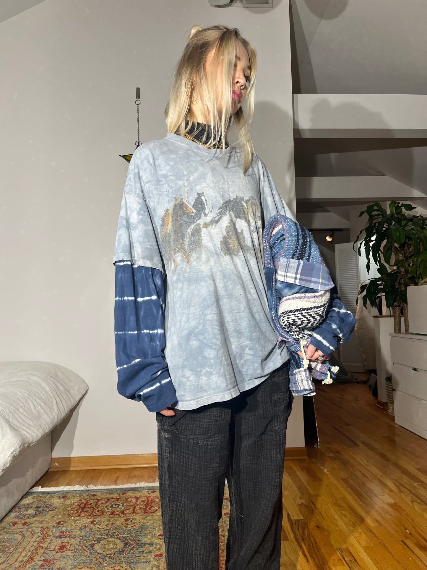 Reclaimed Caught Me Running Wild Long Sleeve