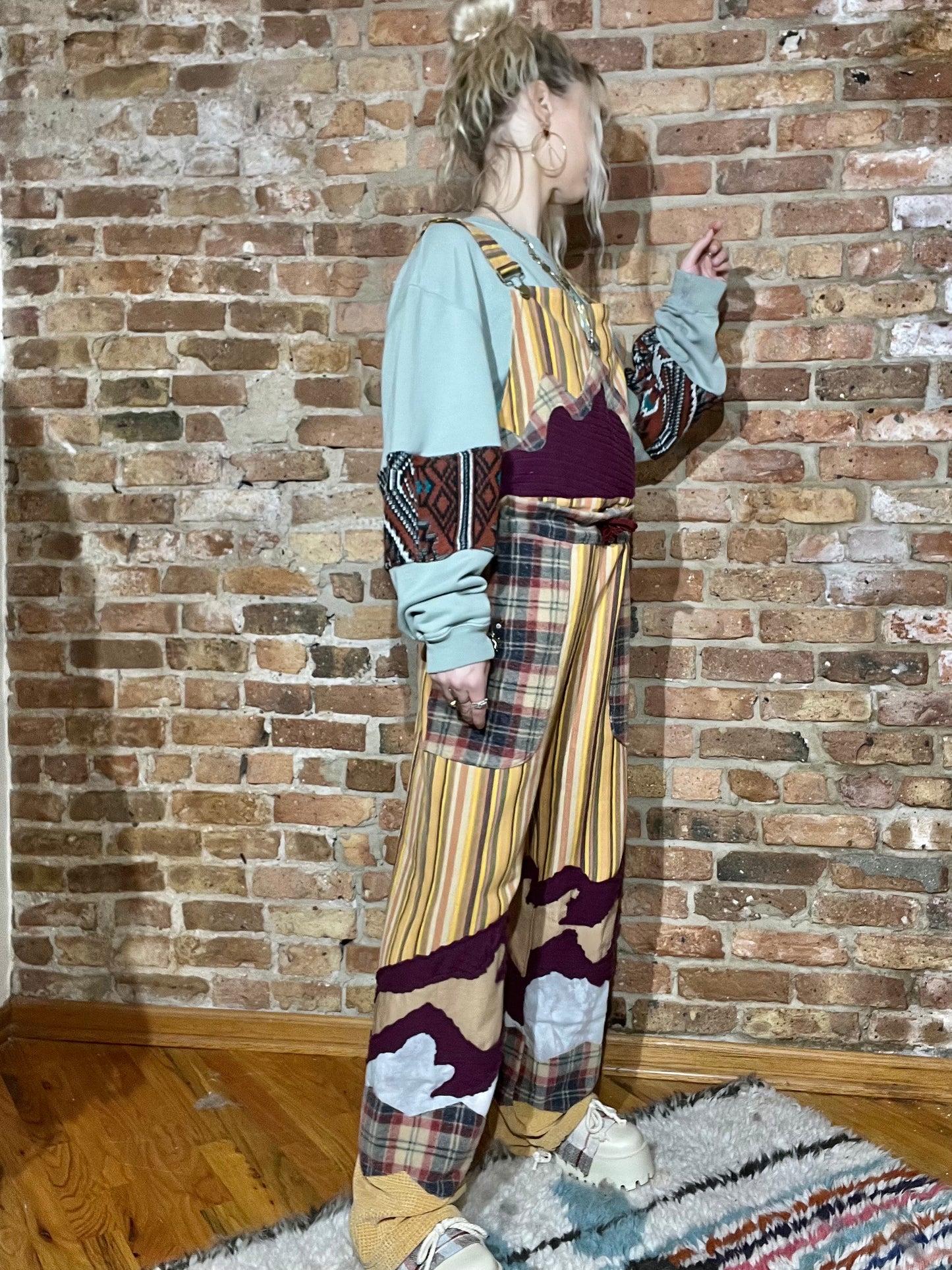 Reclaimed Rocky Mountain High Detachable Overall