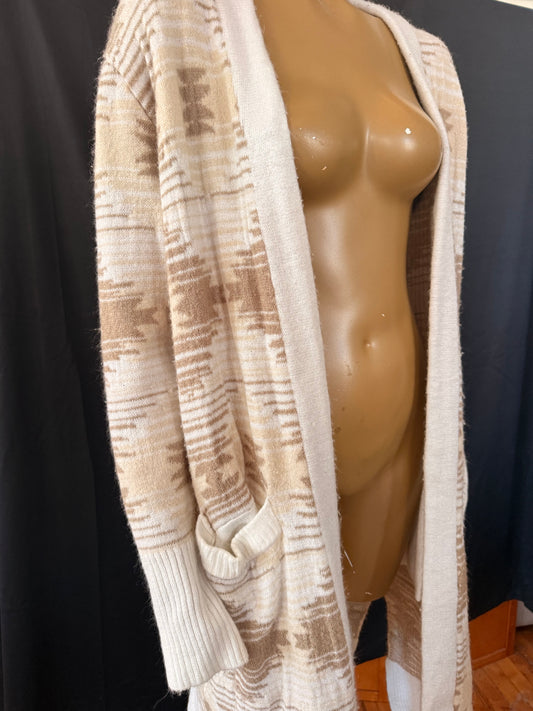 Long Aztec Cardigan