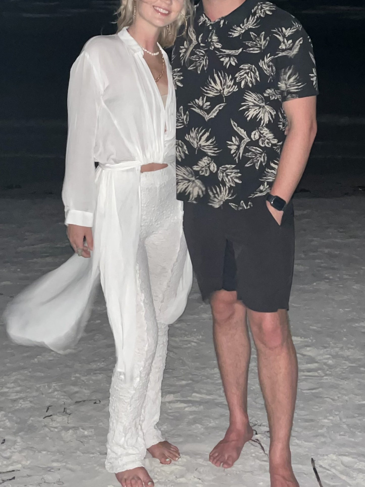 White Long Blouse