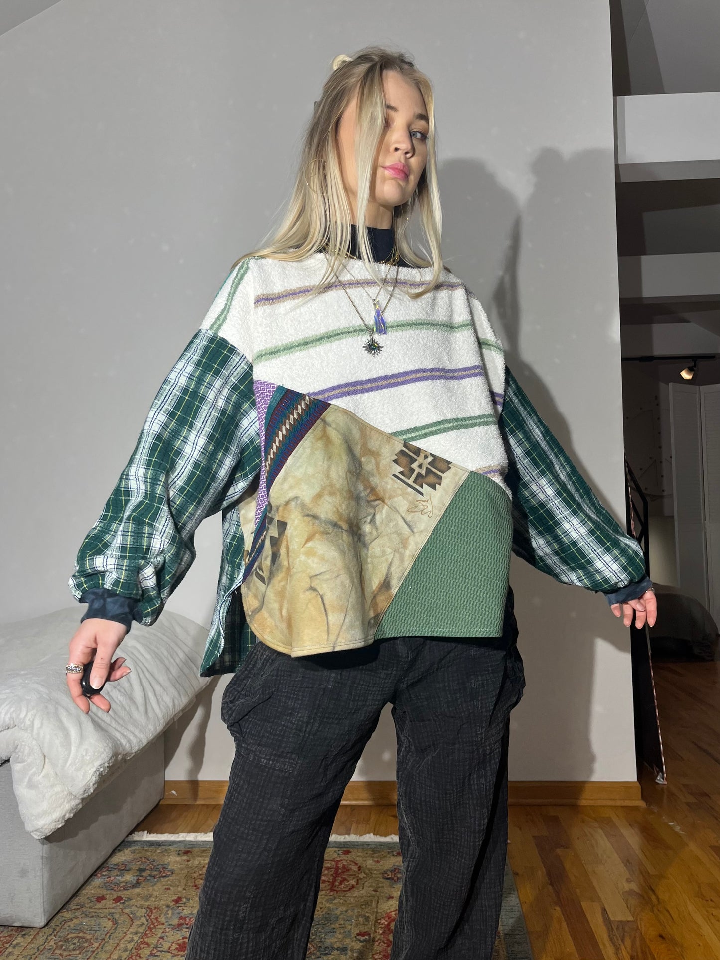 Reclaimed Cabin Near the Caverns Crewneck