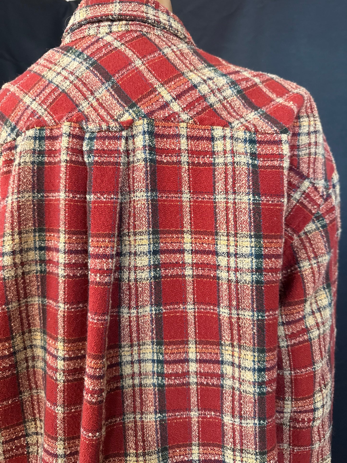 Red Plaid Button Down