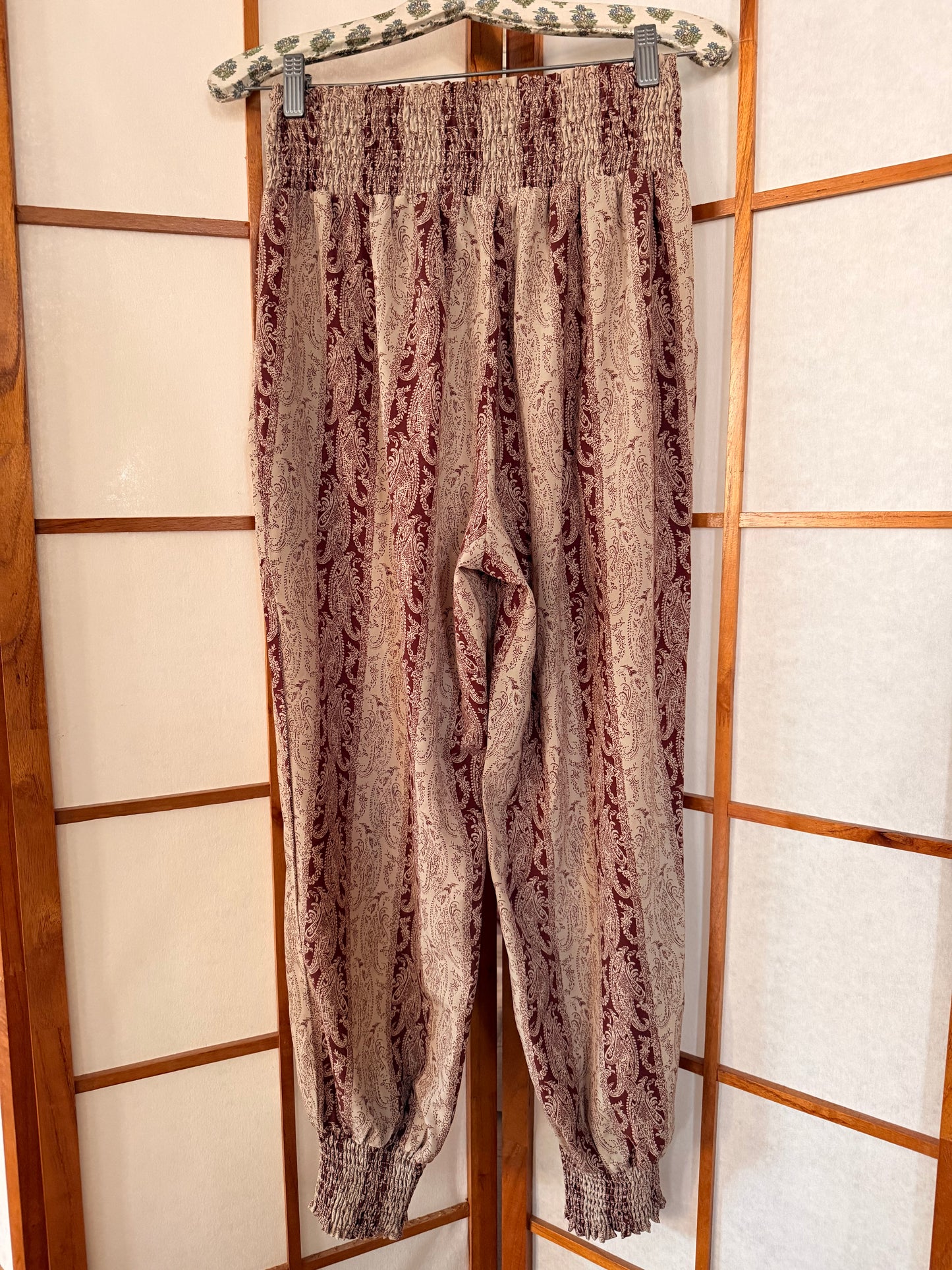 Brown Paisley Hippie Pants
