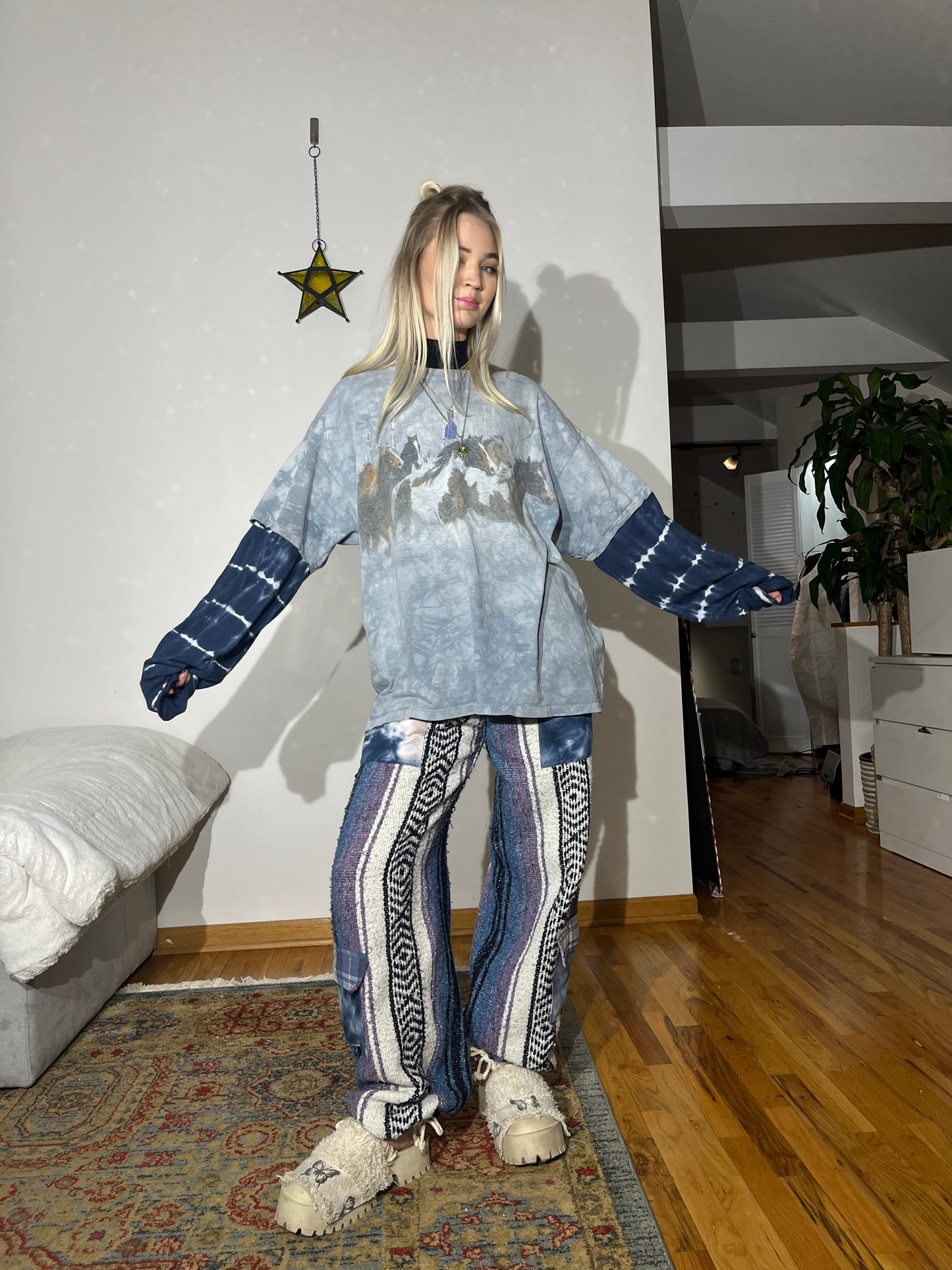 Reclaimed Caught Me Running Wild Long Sleeve