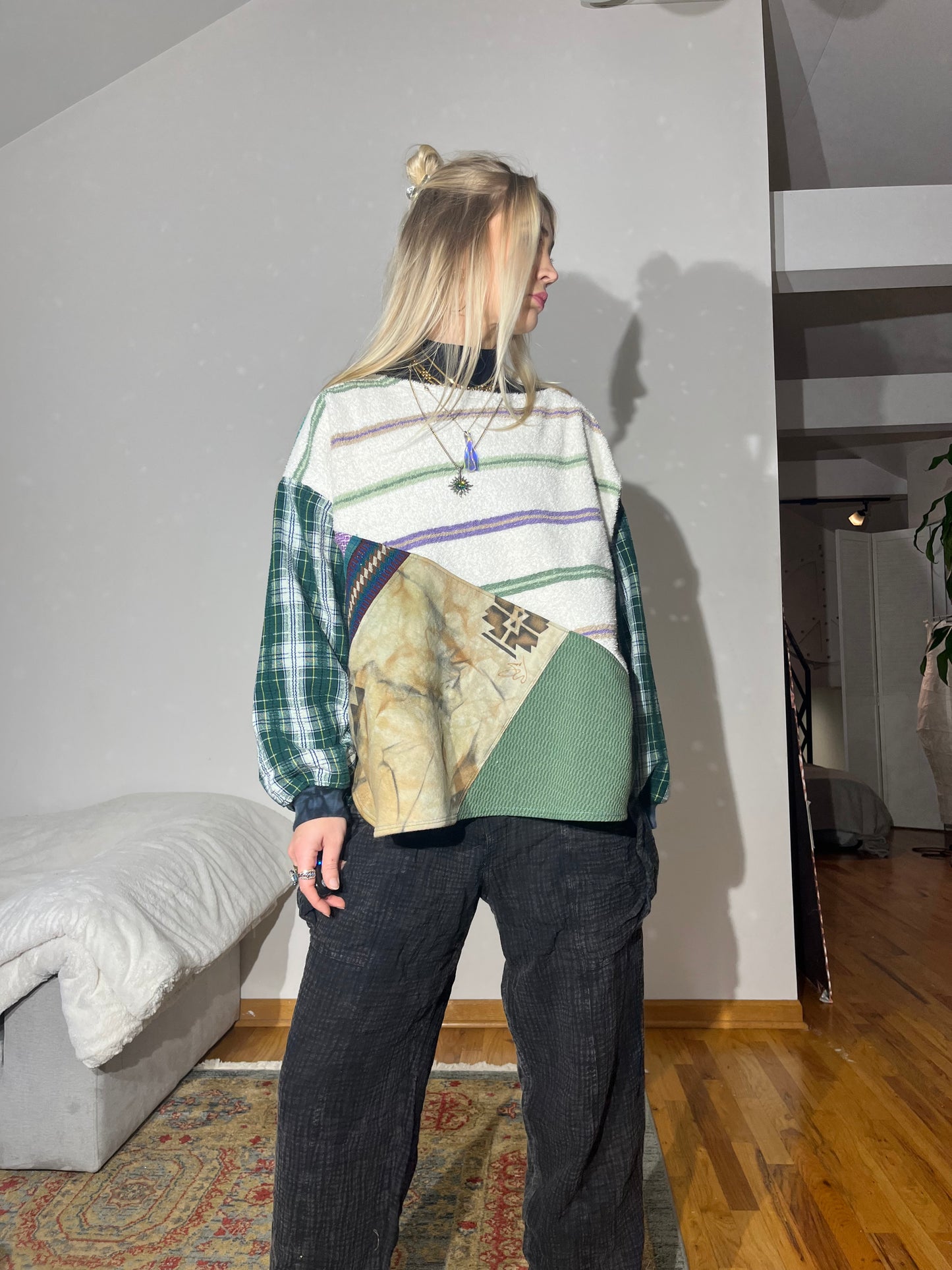 Reclaimed Cabin Near the Caverns Crewneck