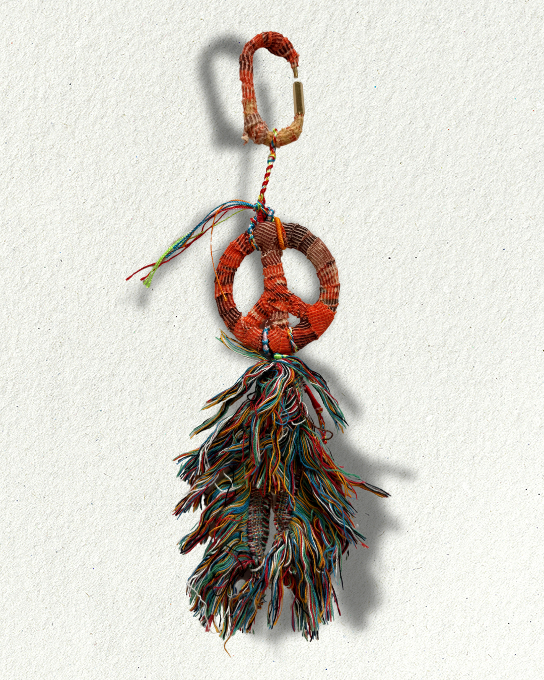 Peace Sign Bag Charm