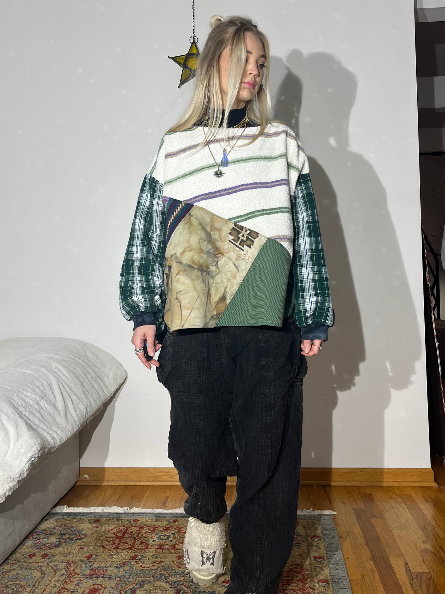 Reclaimed Cabin Near the Caverns Crewneck