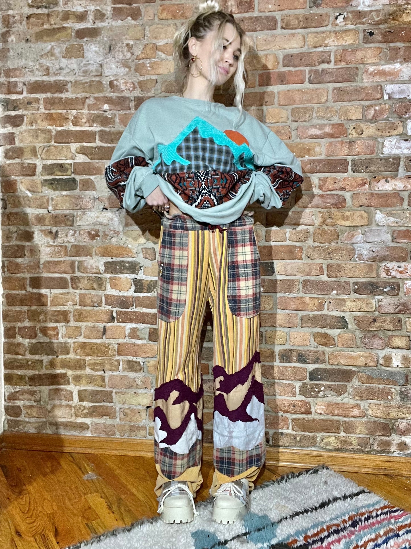 Reclaimed Rocky Mountain High Detachable Overall