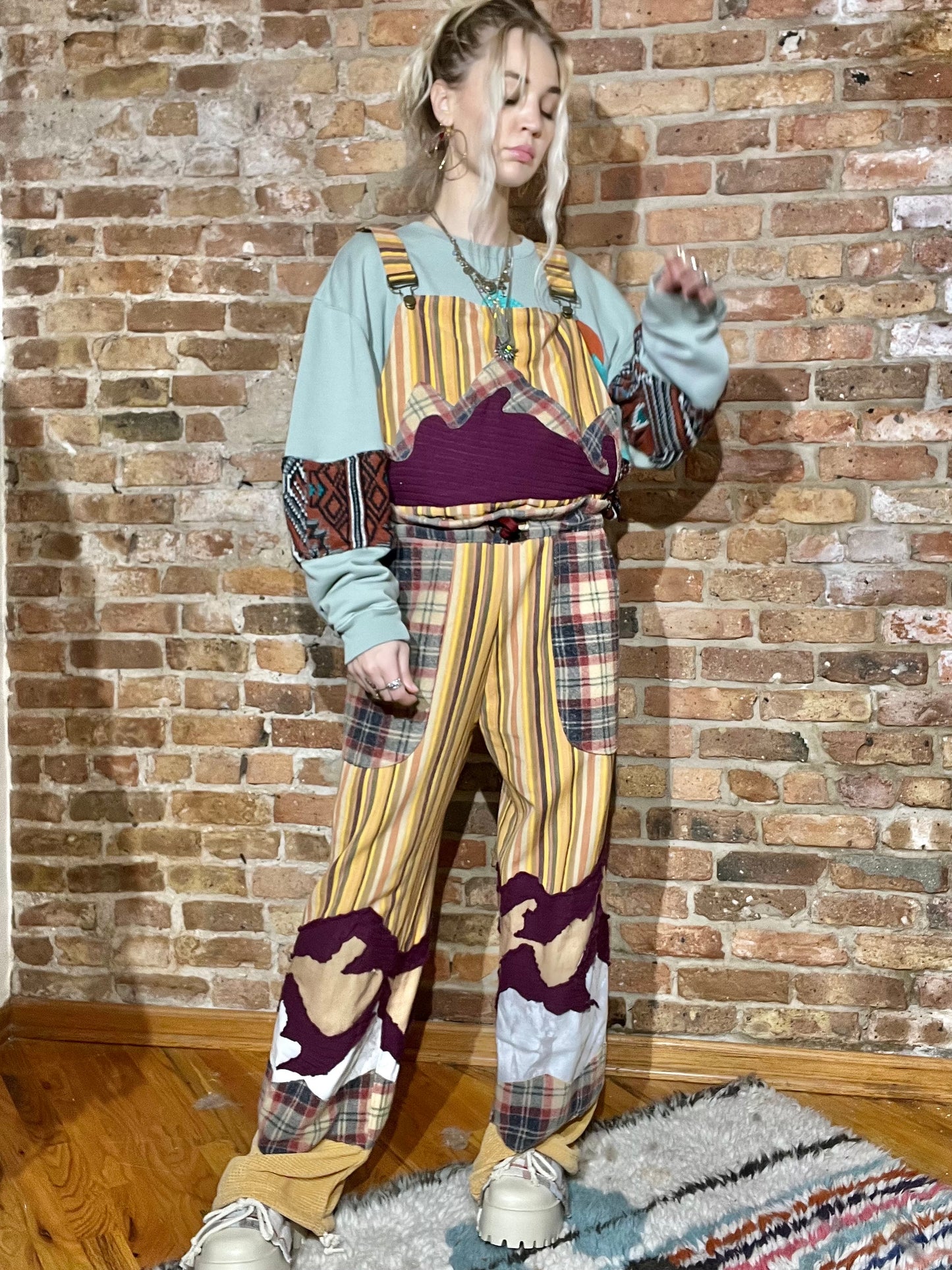Reclaimed Rocky Mountain High Detachable Overall