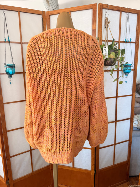 Orange Cardigan