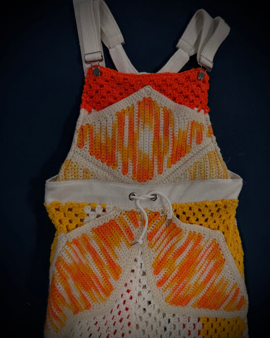 Reclaimed Walk to the Sun Crotchet Overalls