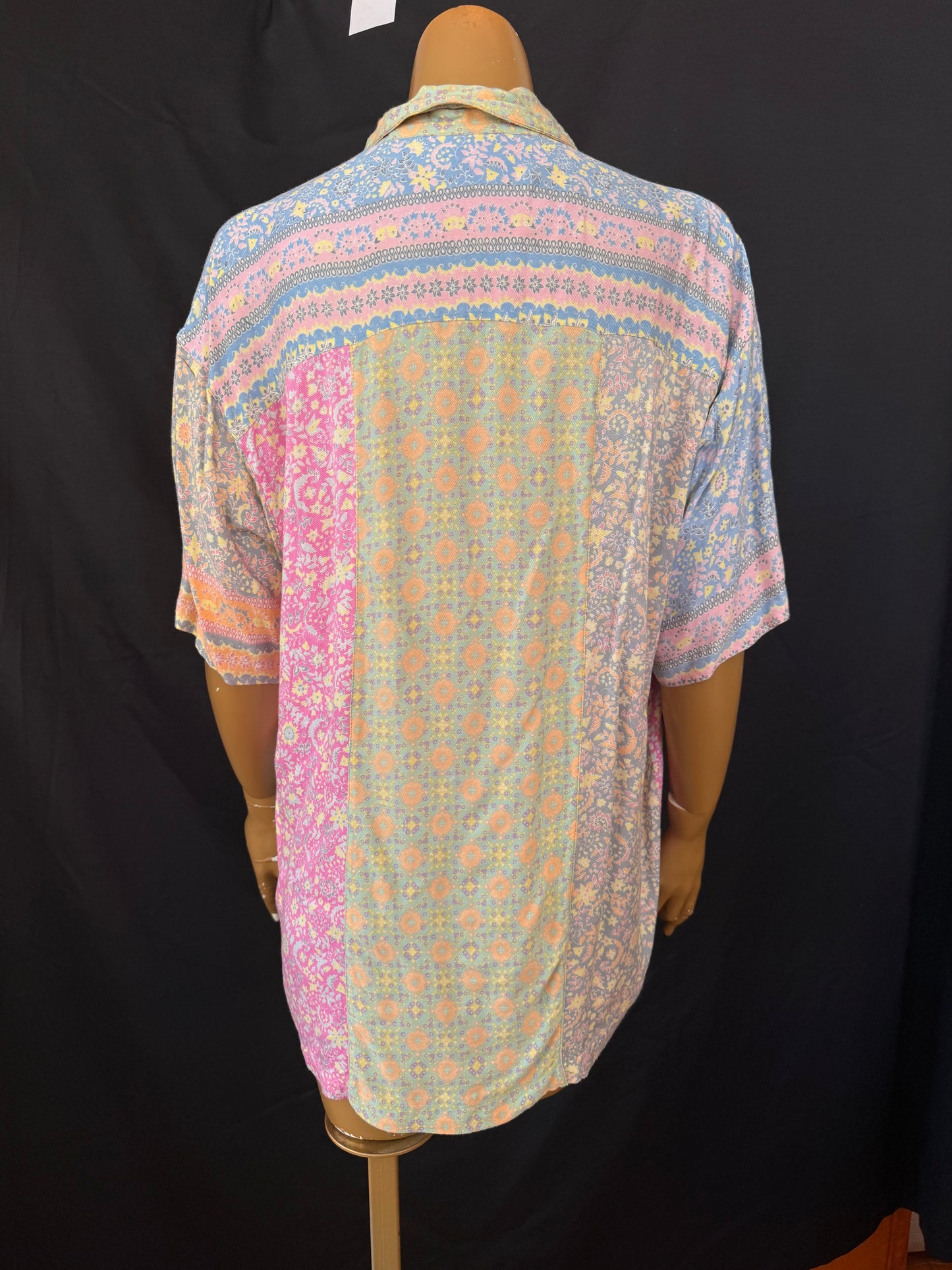 Pastel Short Sleeve Button Down