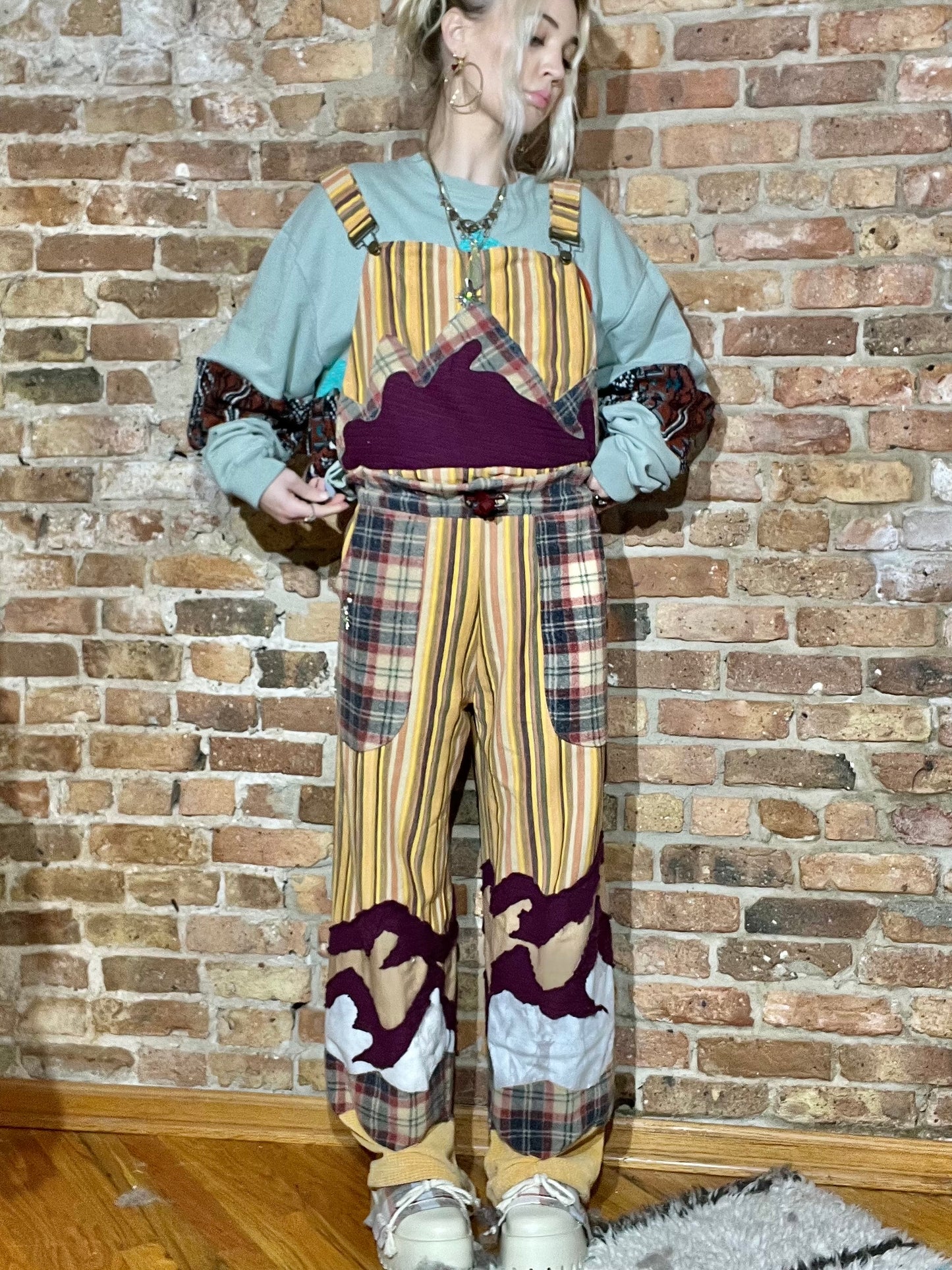 Reclaimed Rocky Mountain High Detachable Overall