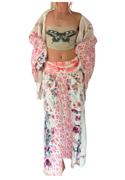 Reclaimed Catching Eyes Convertible Skirt/Dress