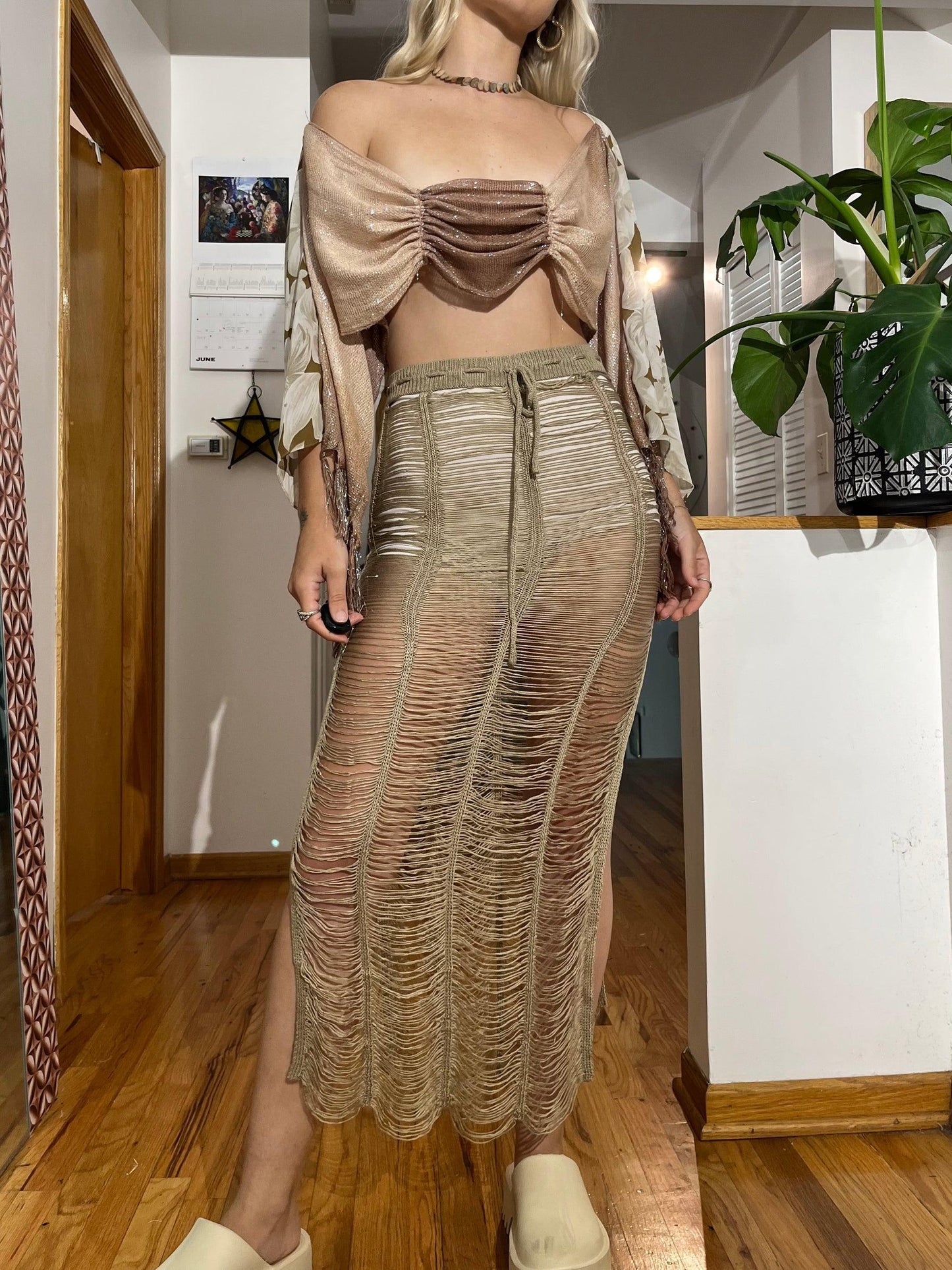 Custom Scarf Top - Hippie Hued