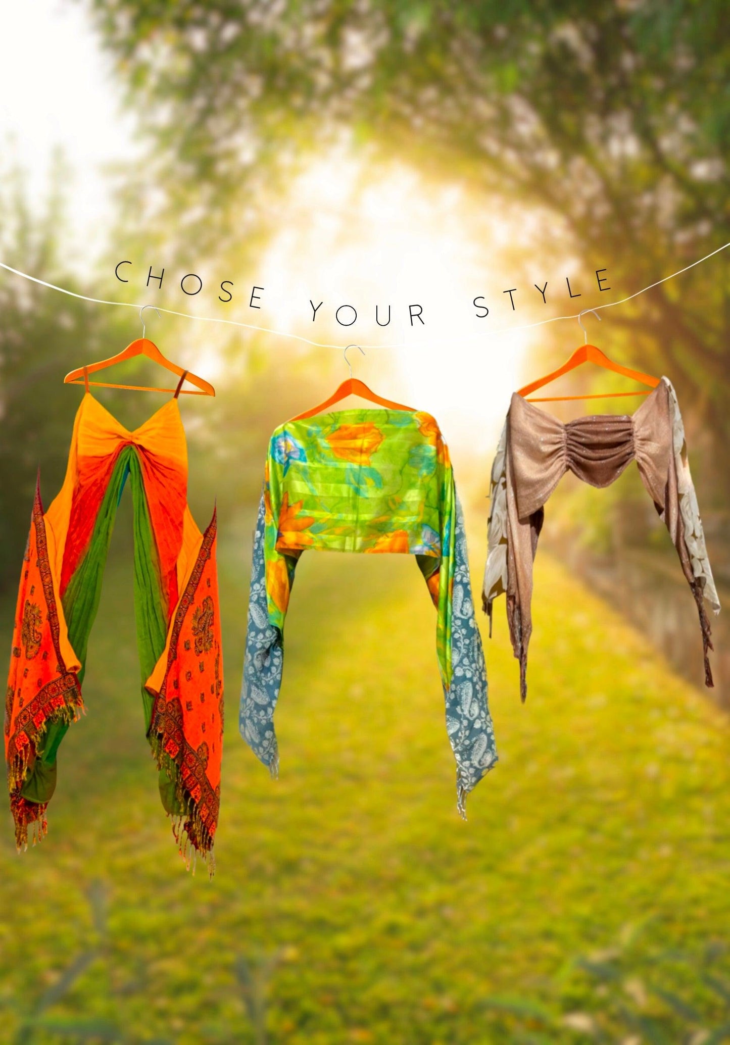 Custom Scarf Top - Hippie Hued
