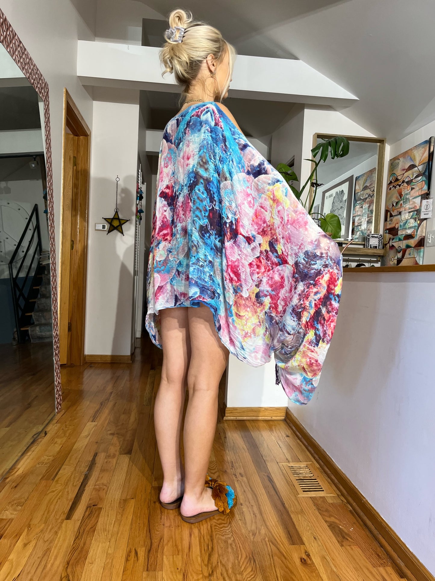 Reclaimed Hyperspace Cruise Scarf Top