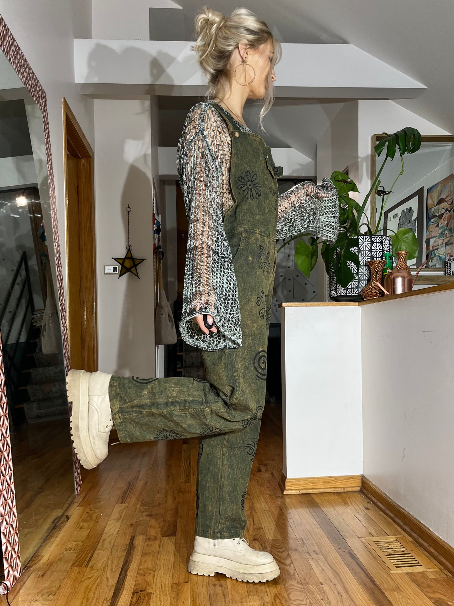 Ratata Hand Block Print Overall