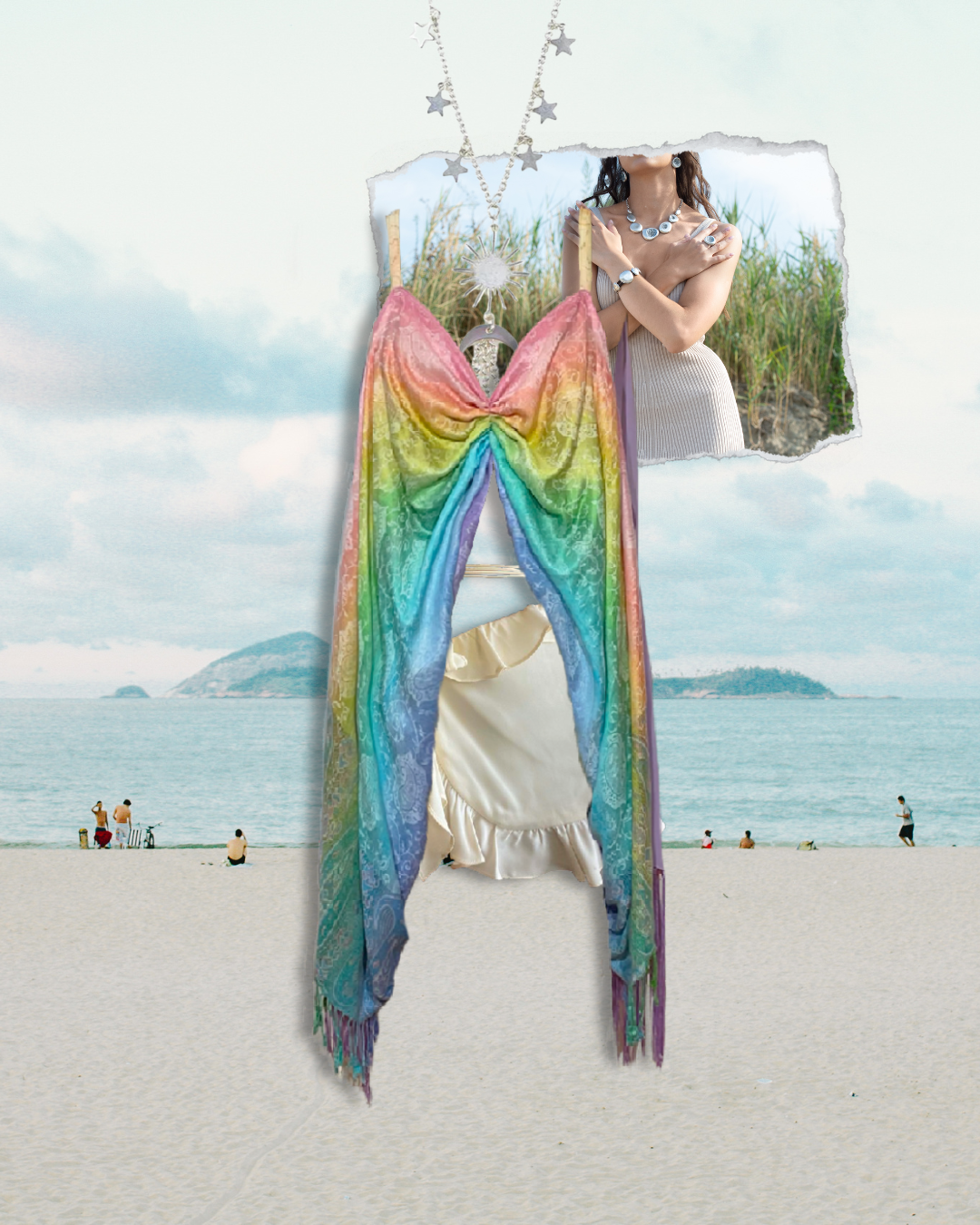 Reclaimed Color of your Soul Scarf Top