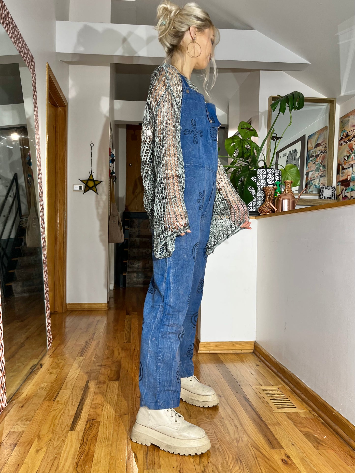 Ratata Hand Block Print Overall