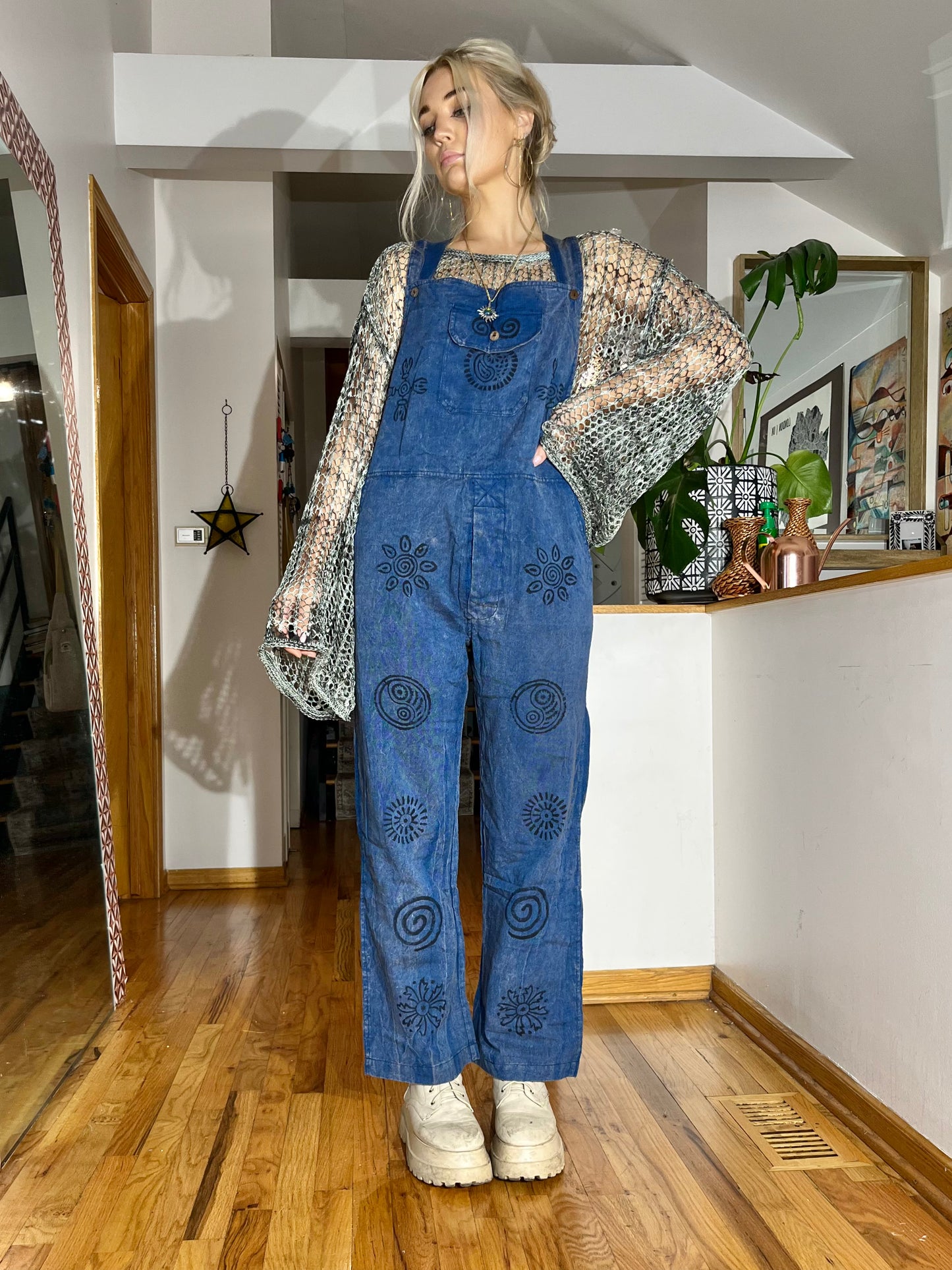 Ratata Hand Block Print Overall