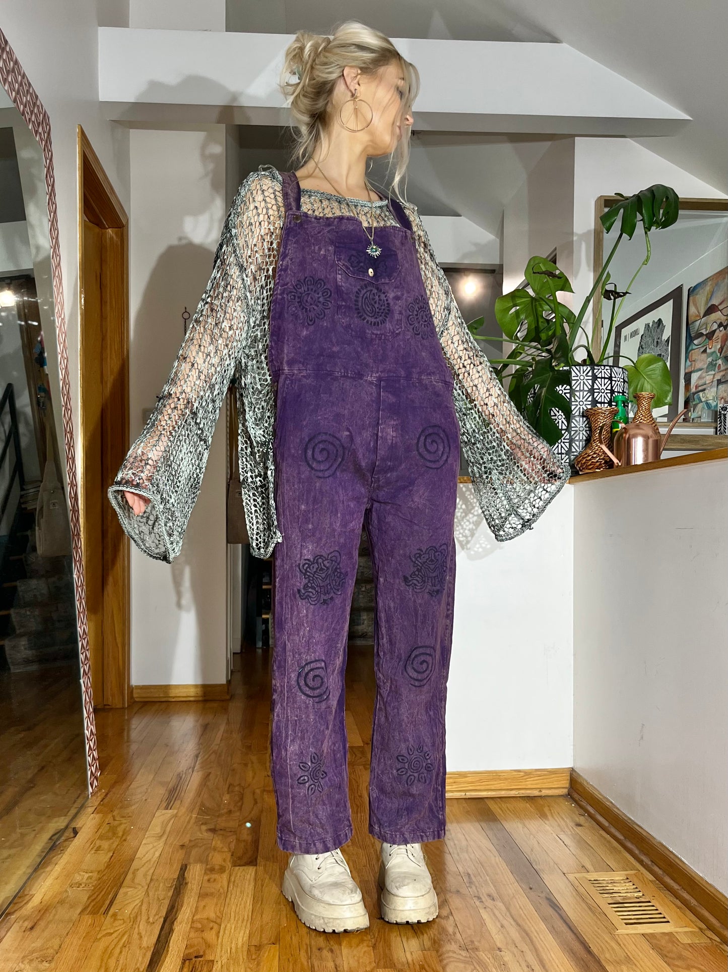 Ratata Hand Block Print Overall