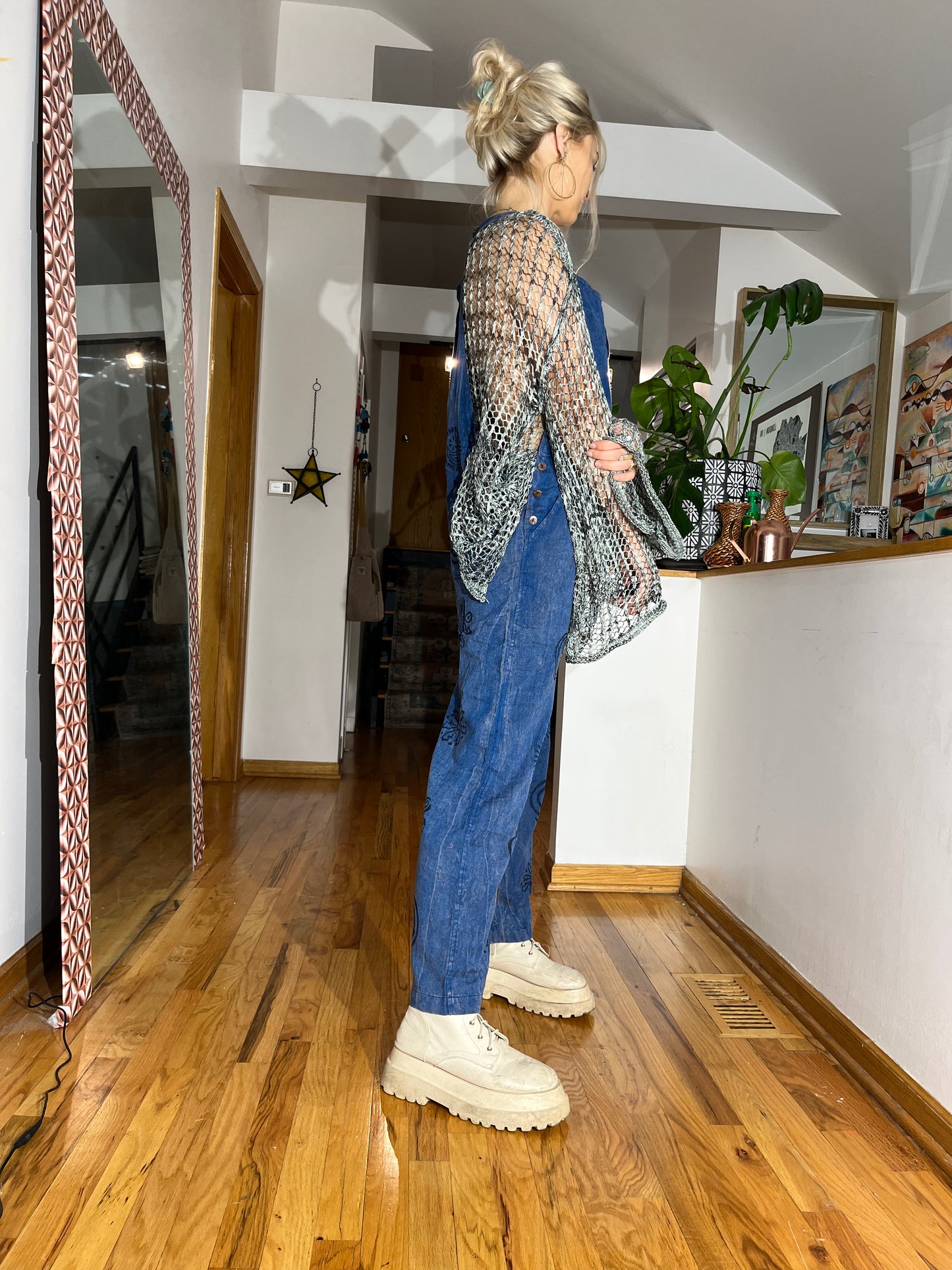 Ratata Hand Block Print Overall