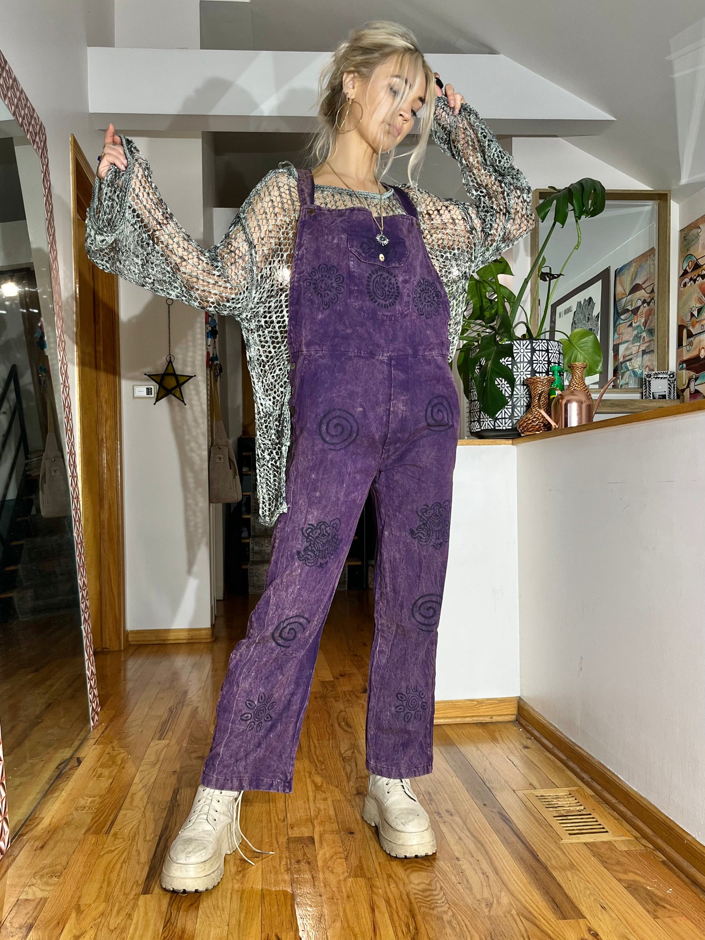 Ratata Hand Block Print Overall