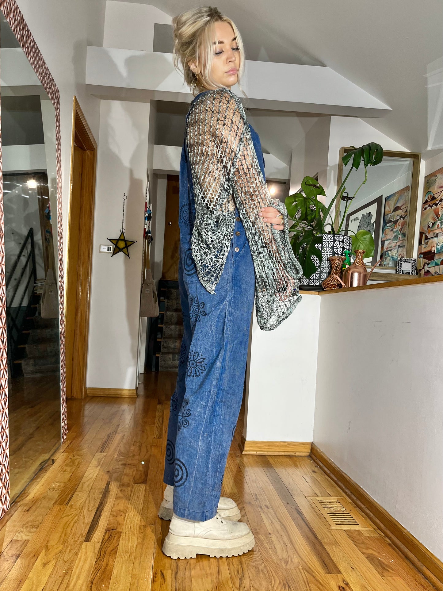 Ratata Hand Block Print Overall