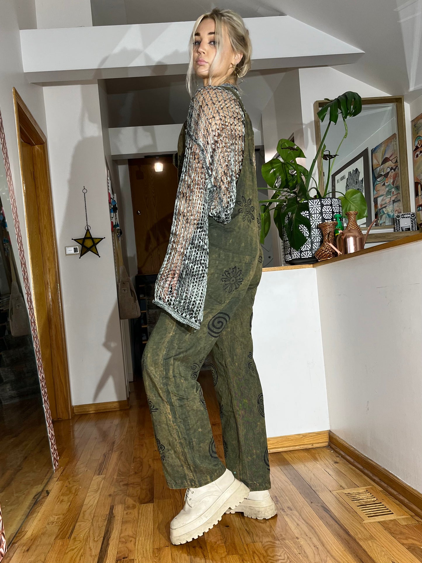 Ratata Hand Block Print Overall