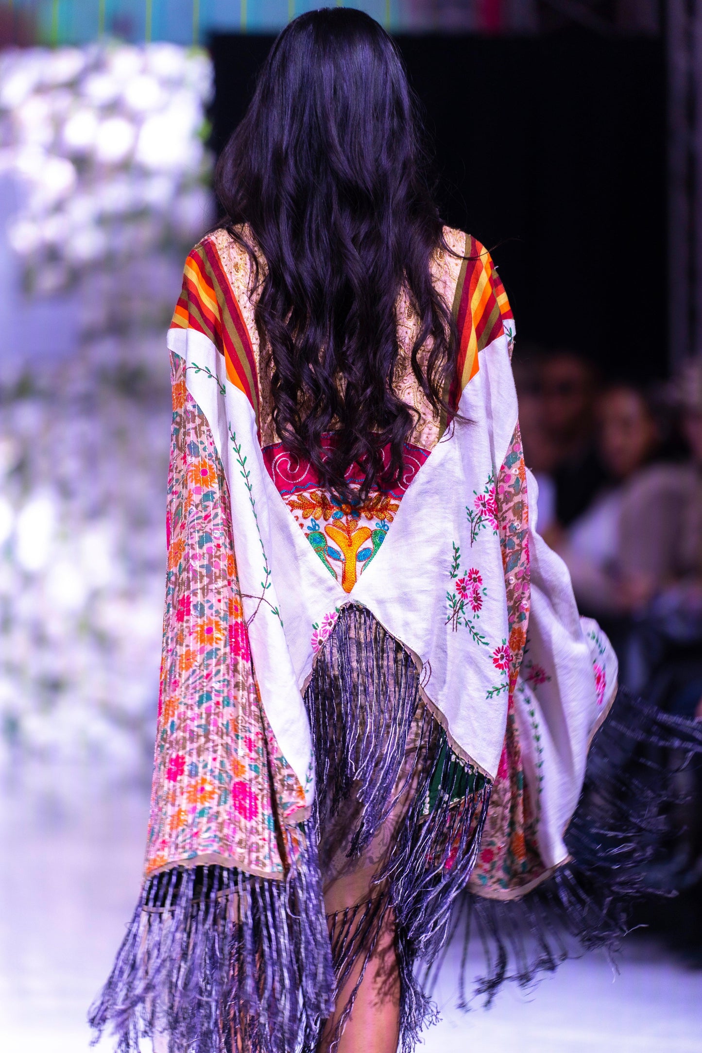 The Sana Reclaimed Cape Top - Hippie Hued