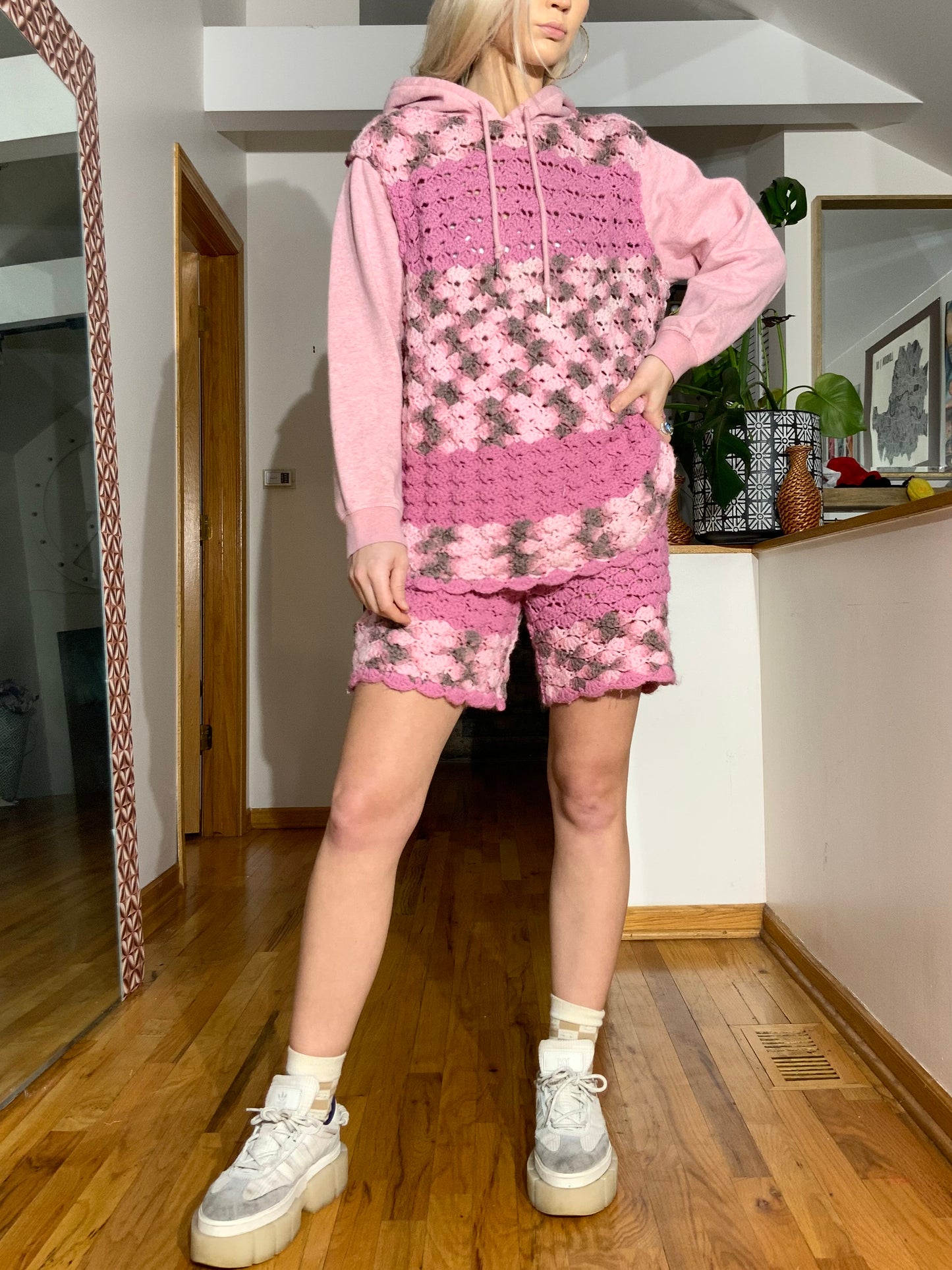 Reclaimed Hooked on a Feeling Hoodie - Hippie Hued