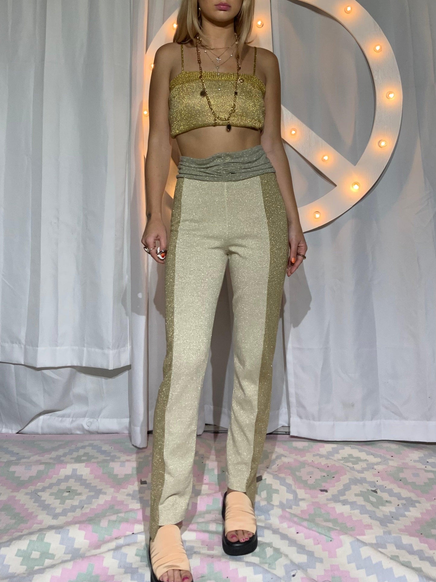 Reclaimed Inner Light Pants - Hippie Hued