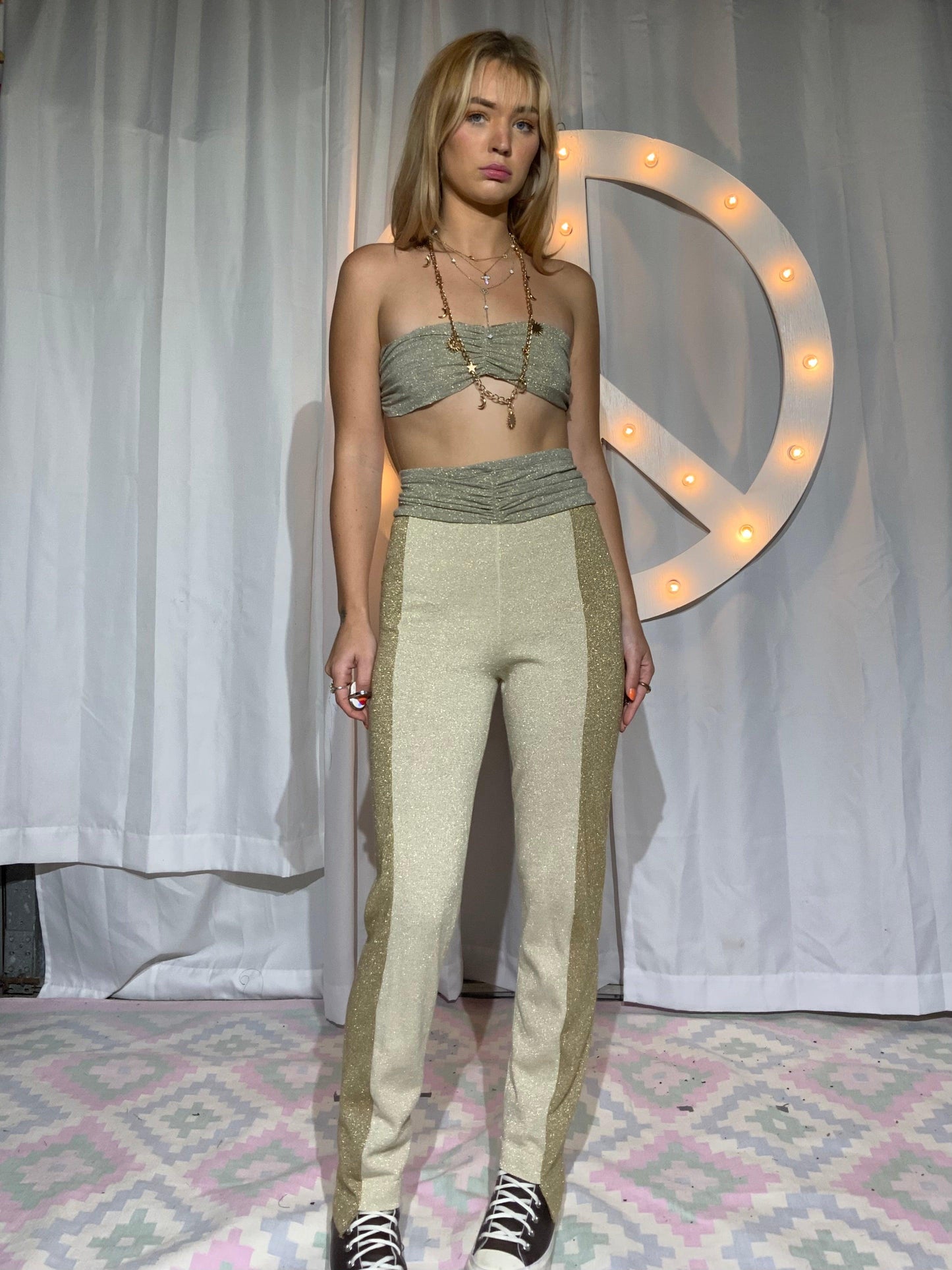 Reclaimed Inner Light Pants - Hippie Hued