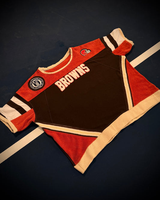 Reclaimed Cleveland Browns Tunic