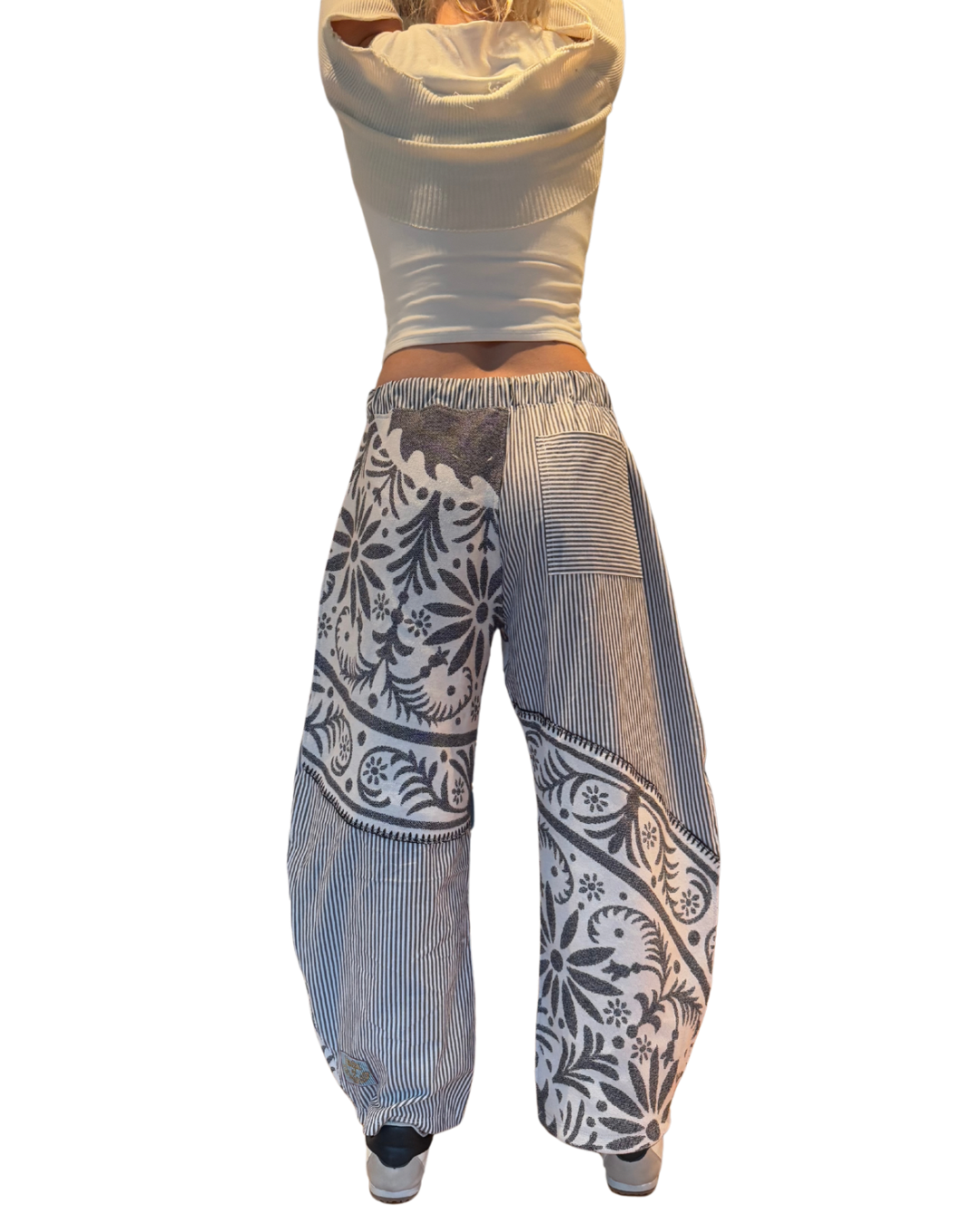 Reclaimed Blue Barrel Pants