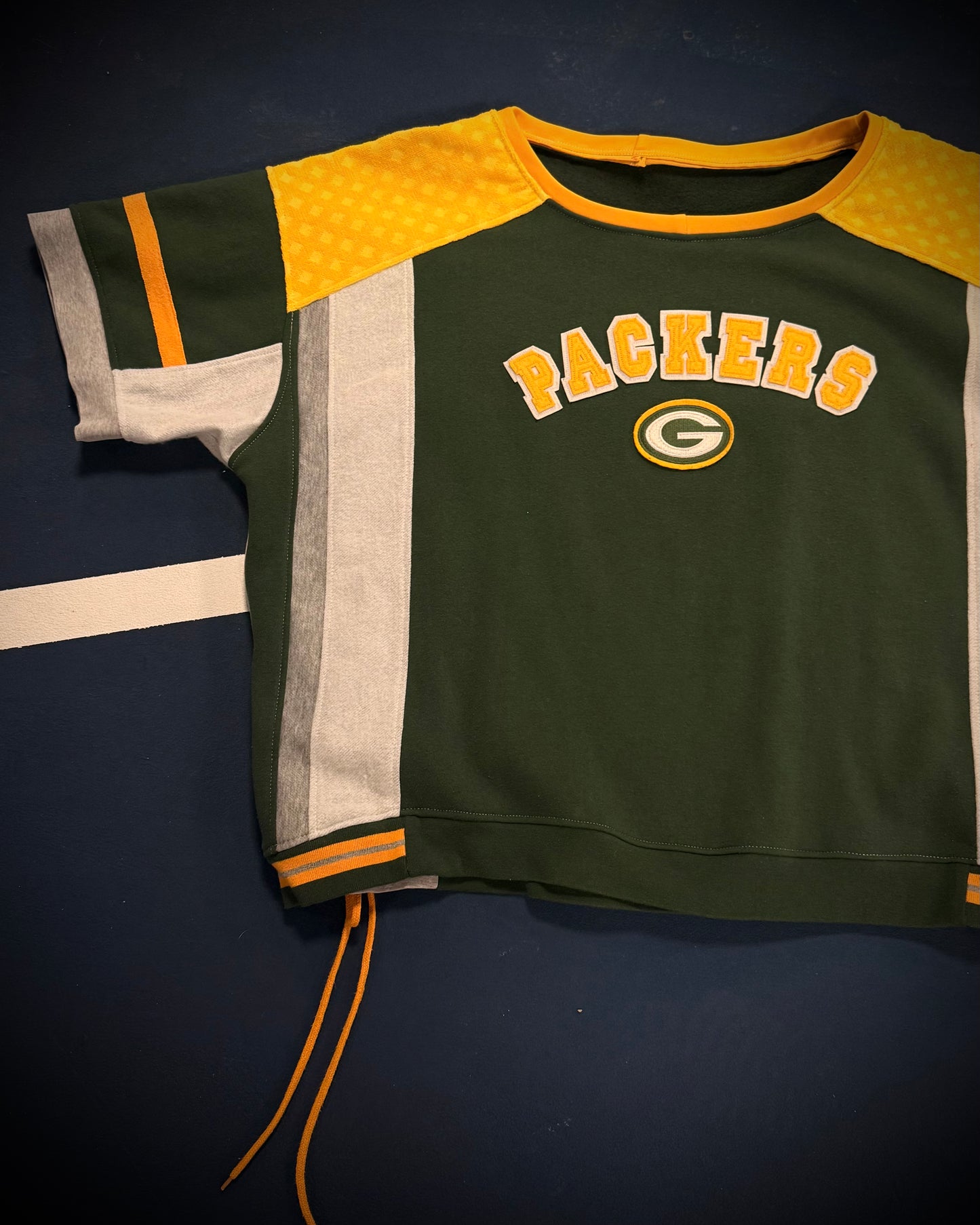 Reclaimed Green Bay Packers Tunic