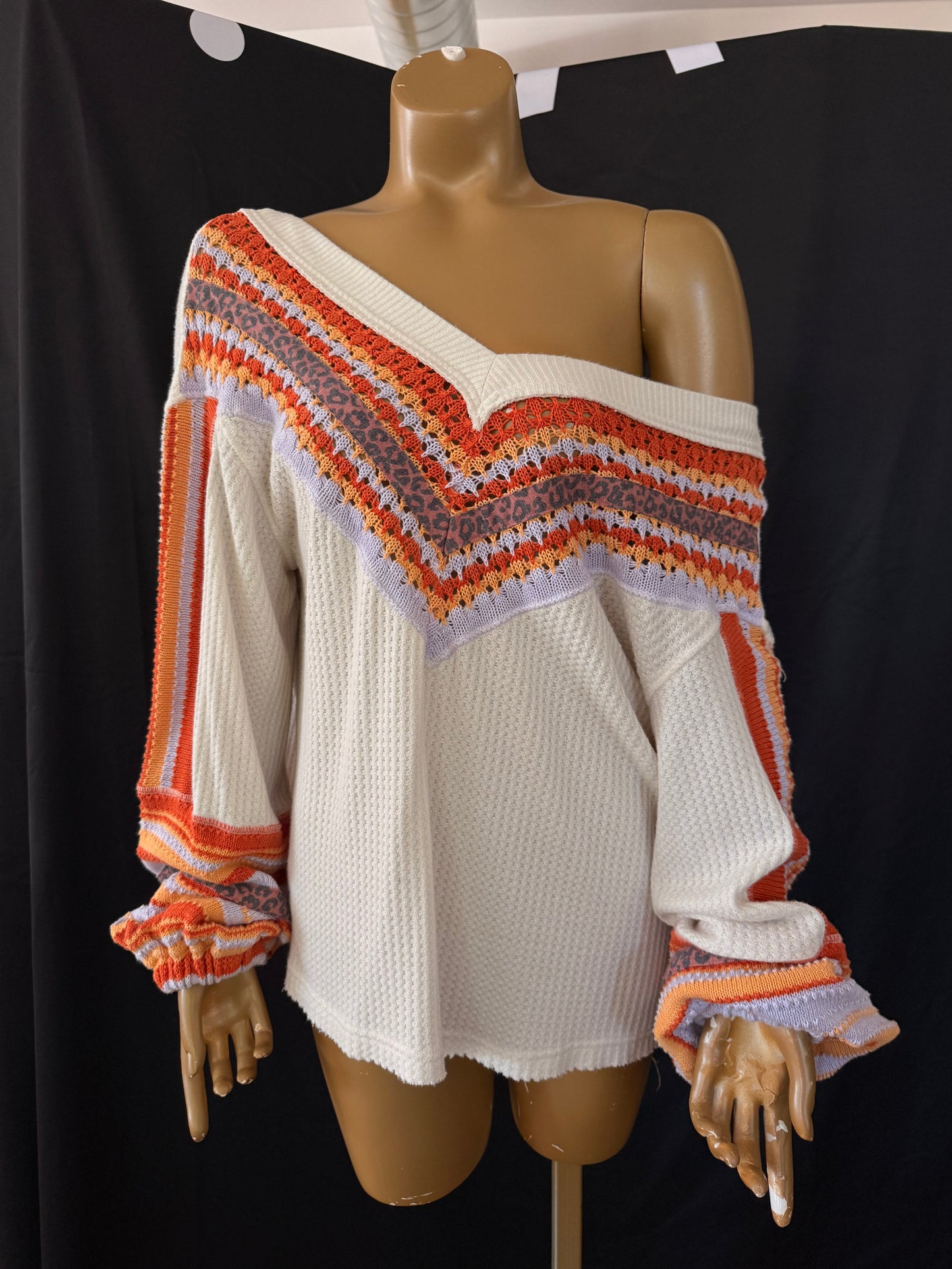 Free People Long Sleeve Comfy Top